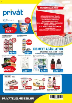 PRIVÁT Akciós újság - amely érvényes a következő dátumtól: 02.10.2025