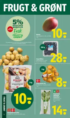 Coop danske løg, Danmark, kl. I. 1 kg. Kg-pris 8,00. 1 net. gyldig fra 05.03.2026 | Side: 8