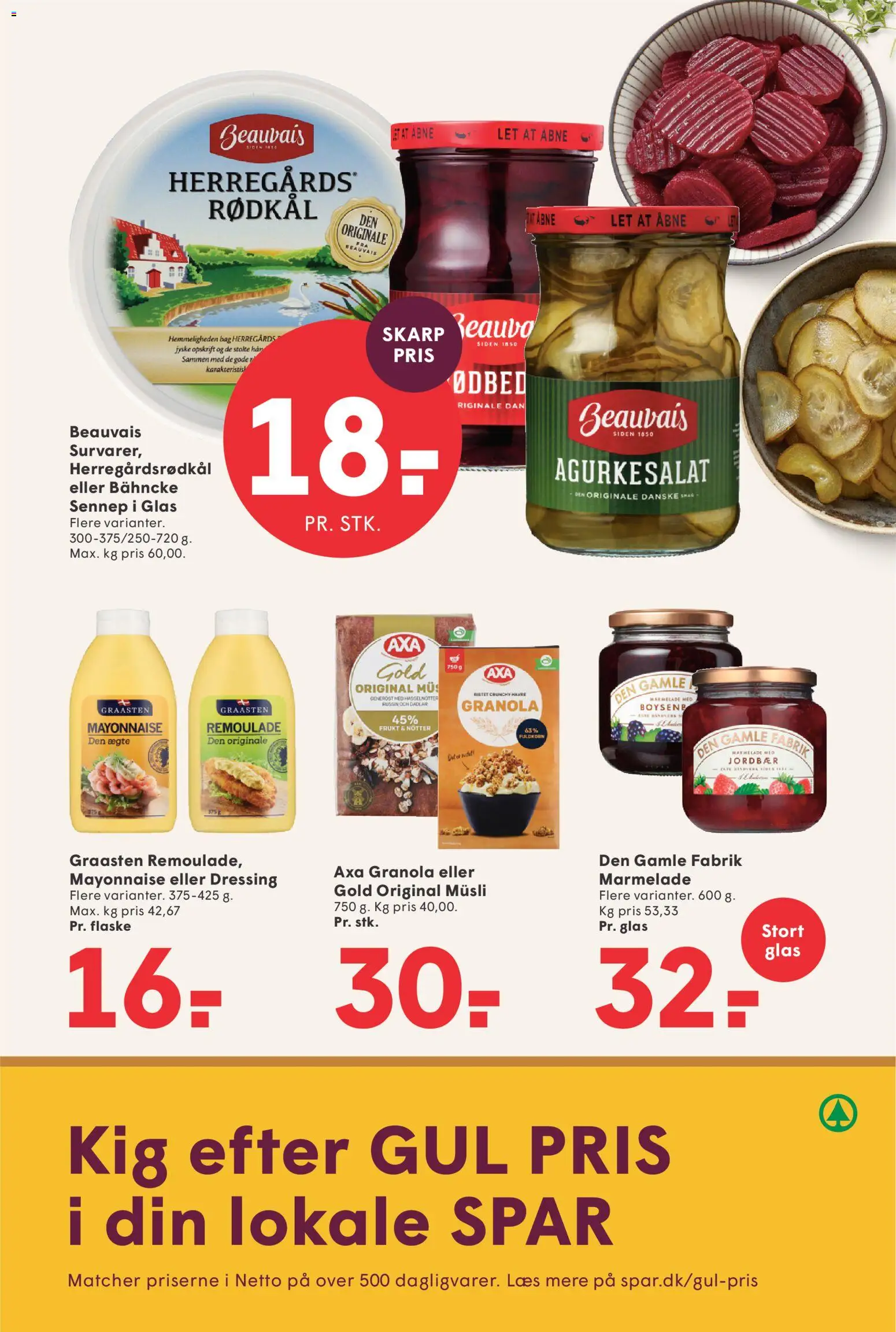 Spar tilbudsavis – gyldig fra 16.01.2026 | Side: 13 | Produkter: Jordbær, Rødkål, Dressing, Sennep