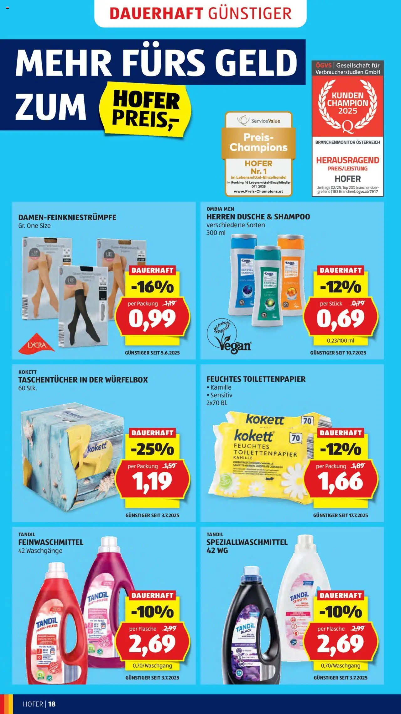 Hofer Flugblatt gültig ab 29.08.2025 | Seite: 20 | Produkte: Dusche, Duft, Shampoo
