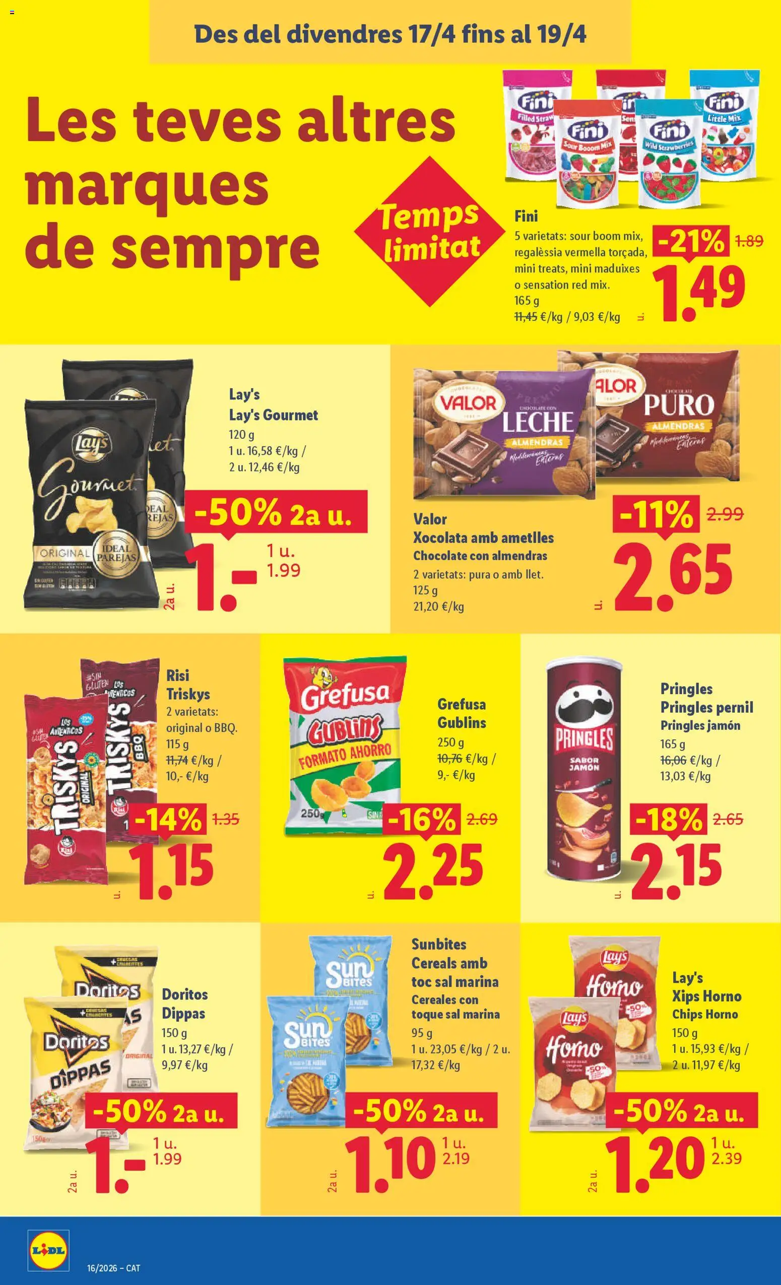 Lidl folleto │ válido desde el 13.04.2026 | Página: 36 | Productos: Leche, Chocolate, Cereales, Horno