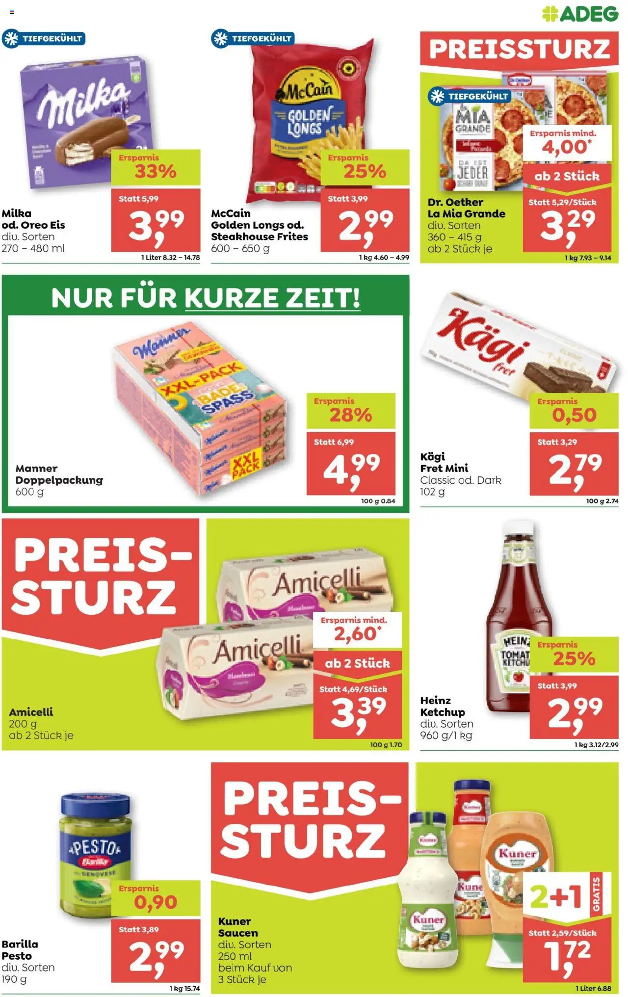 ADEG Vorarlberg gültig ab 18.09.2025 | Seite: 7 | Produkte: Ketchup, Eis