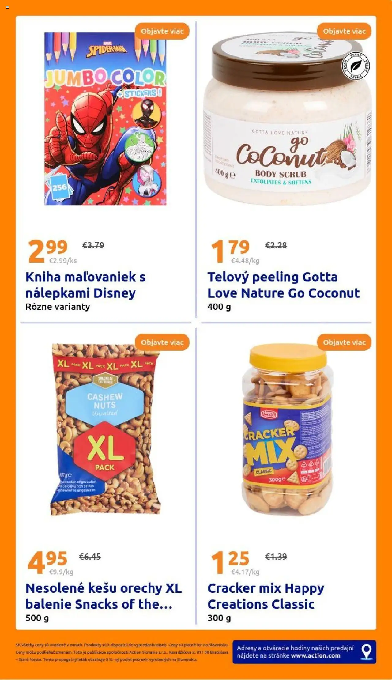 Nové Action akcie – leták je platný od 10.09.2025 | Strana: 31 | Produkty: Hodiny, Kniha, Orechy, Kešu orechy