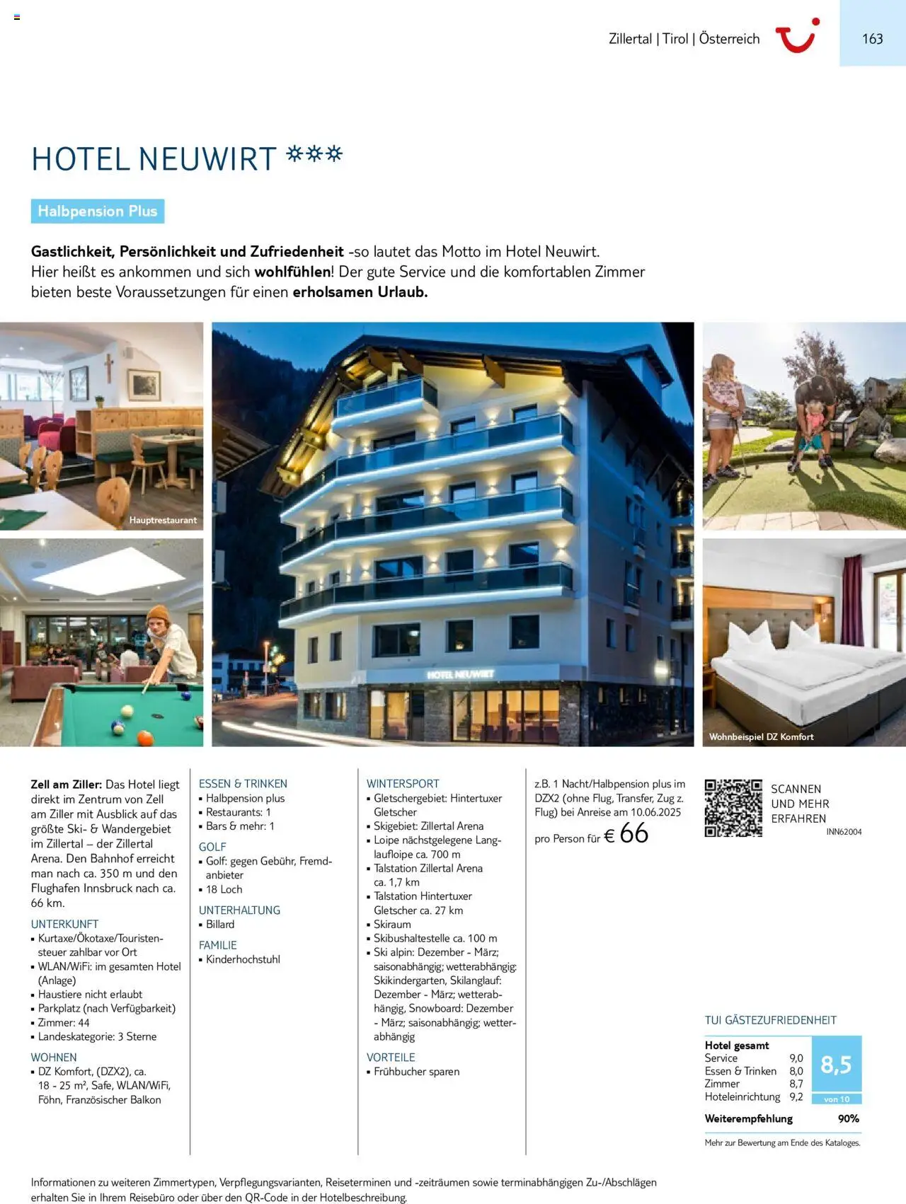 TUI Prospekt 	 – gültig ab 01.11.2024 | Seite: 163 | Produkte: Ski, Snowboard