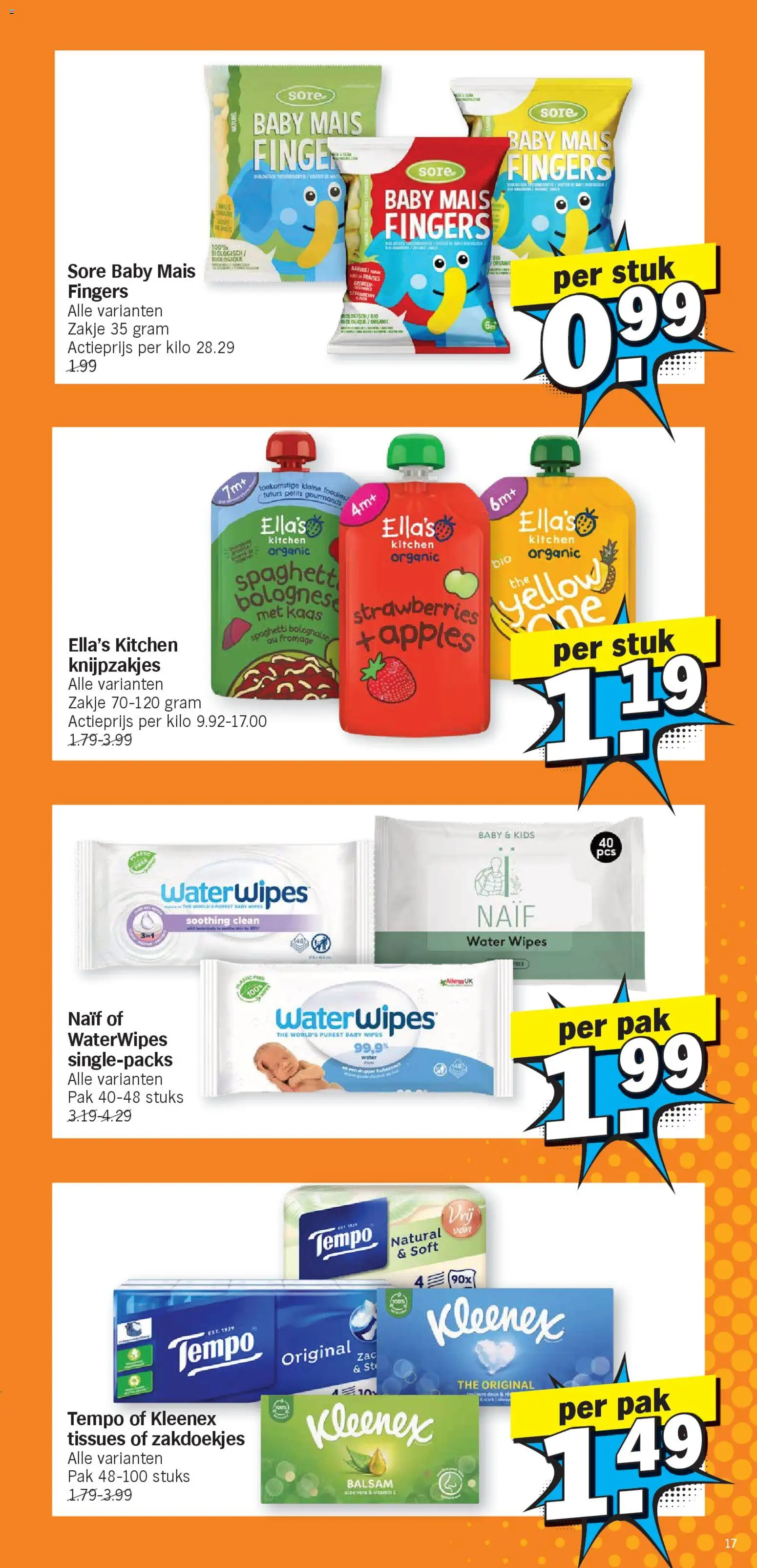 {H1} | Pagina: 17 | Producten: Maïs, Tissues