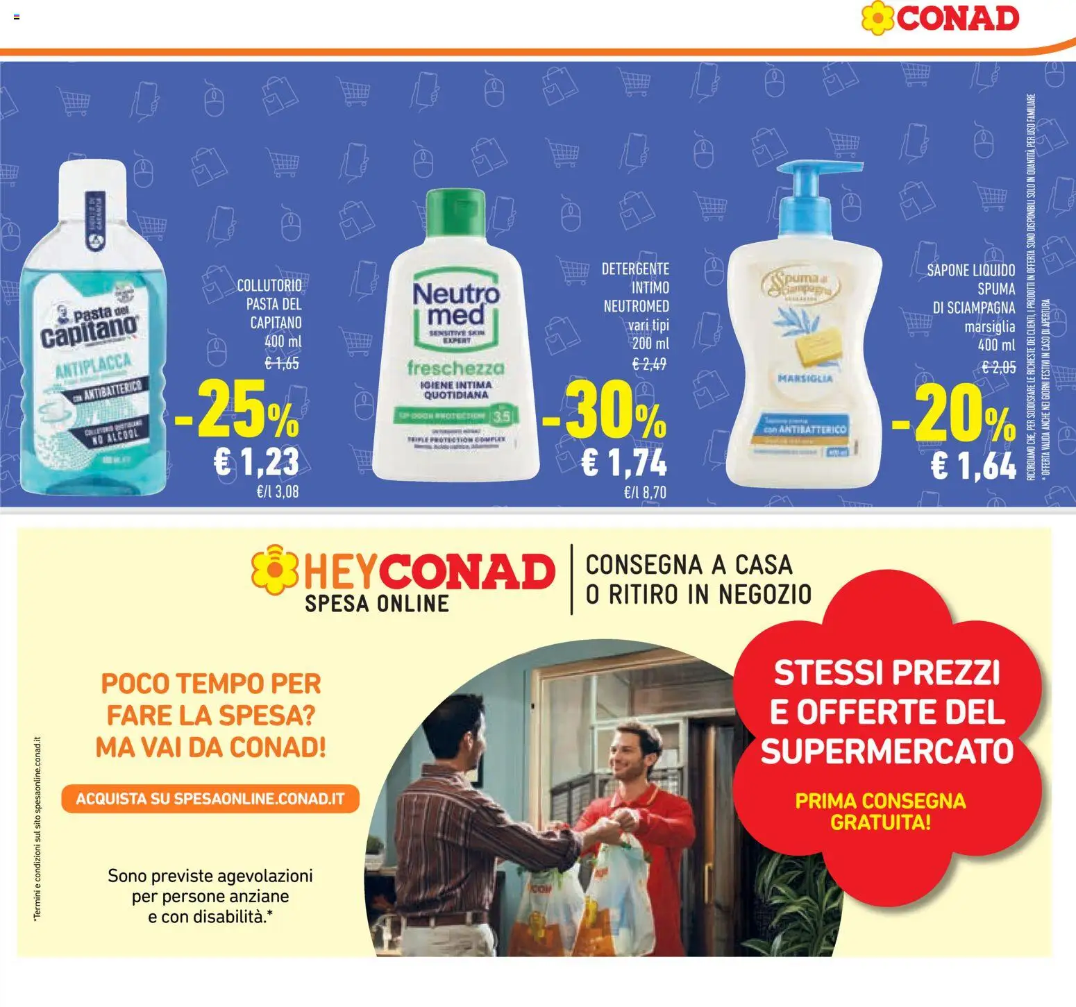 Volantino Conad del 27.12.2025 | Pagina: 33 | Prodotti: Sapone, Detergente intimo, Detergente, Pasta