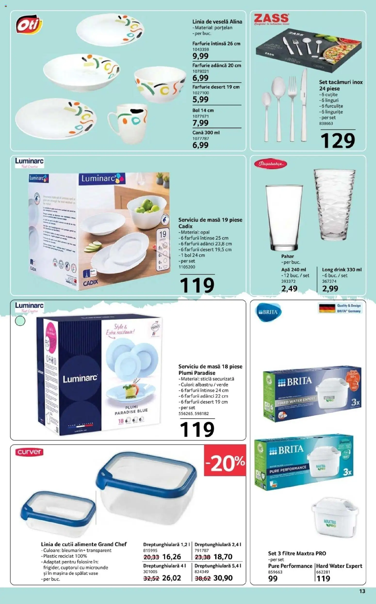 Noul catalog Selgros – valabil de la 23.01.2026 | Pagină: 13 | Produse: Delgeç, Mașină De Spălat, Linguri, Masă