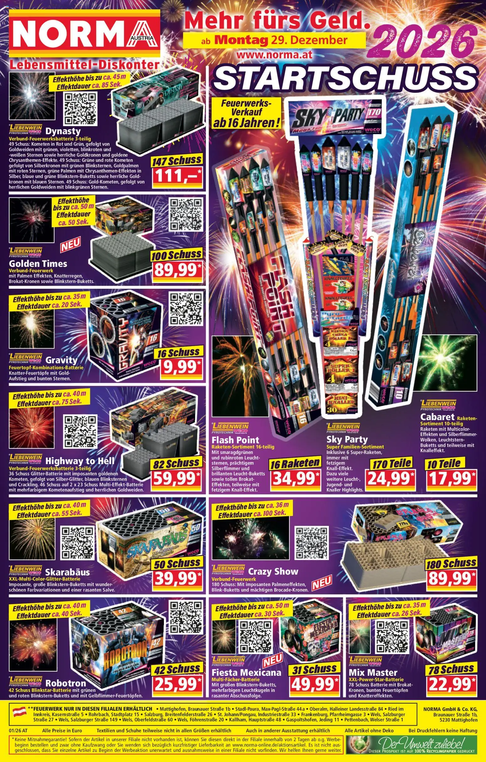 Norma Flugblatt gültig ab 29.12.2025 | Seite: 1 | Produkte: Batterie