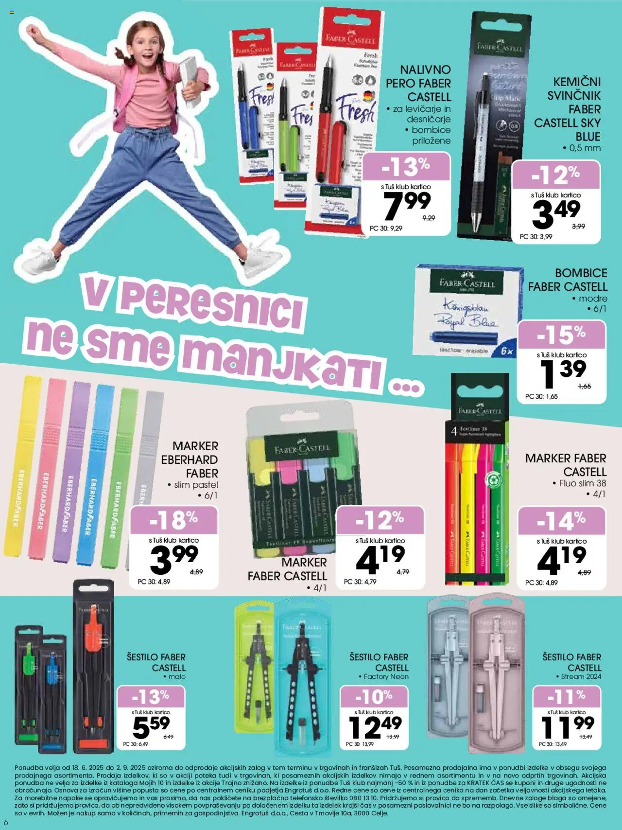 Tuš katalog │ velja od 18.06.2025 | Stran: 6 | Izdelki: Svinčnik