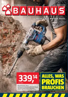 Bauhaus Prospekt 	 ab 11.04.2026 gültig