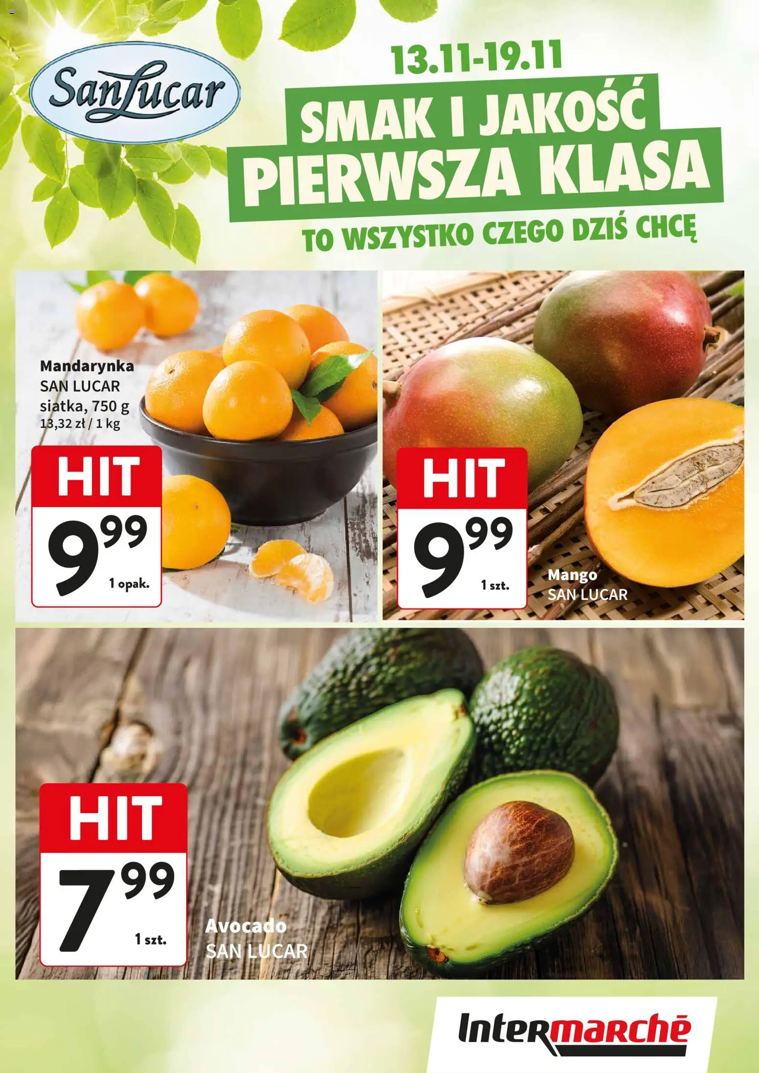 Intermarche Gazetka - Świeży Hit od 13.11.2025 | Strona: 1 | Produkty: Mango