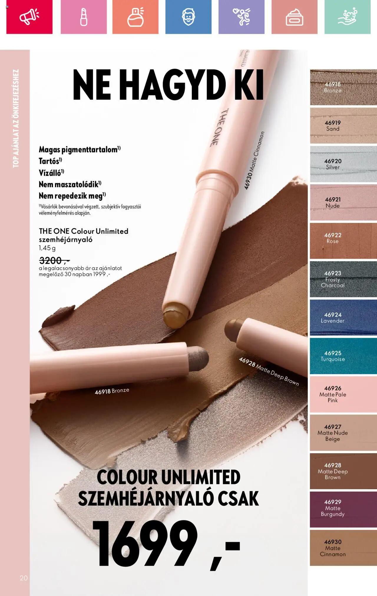 Oriflame akciós ujság - amely érvényes a következő dátumtól: 17.08.2025 | Oldal: 20