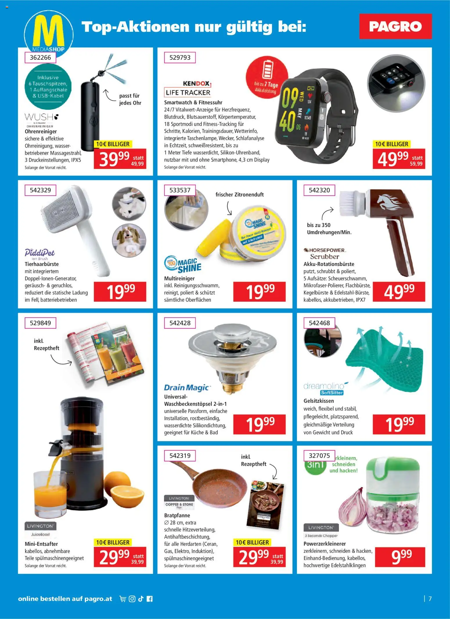 Libro Flugblatt gültig ab 12.03.2026 | Seite: 7 | Produkte: Wasser, Gewicht, Smartwatch, Bad