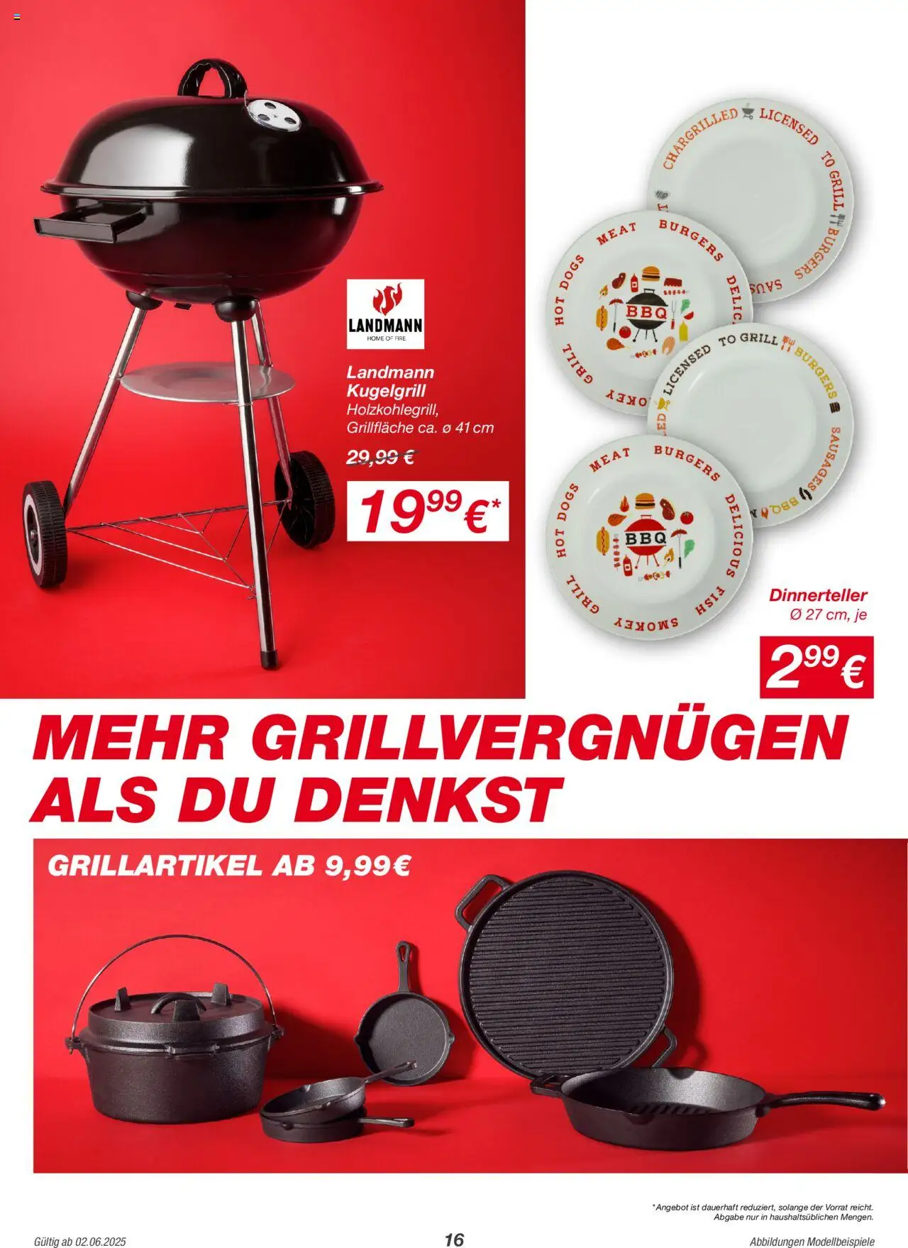 Kik Prospekt 	 - gültig ab dem 02.06.2025 | Seite: 16 | Produkte: Grill