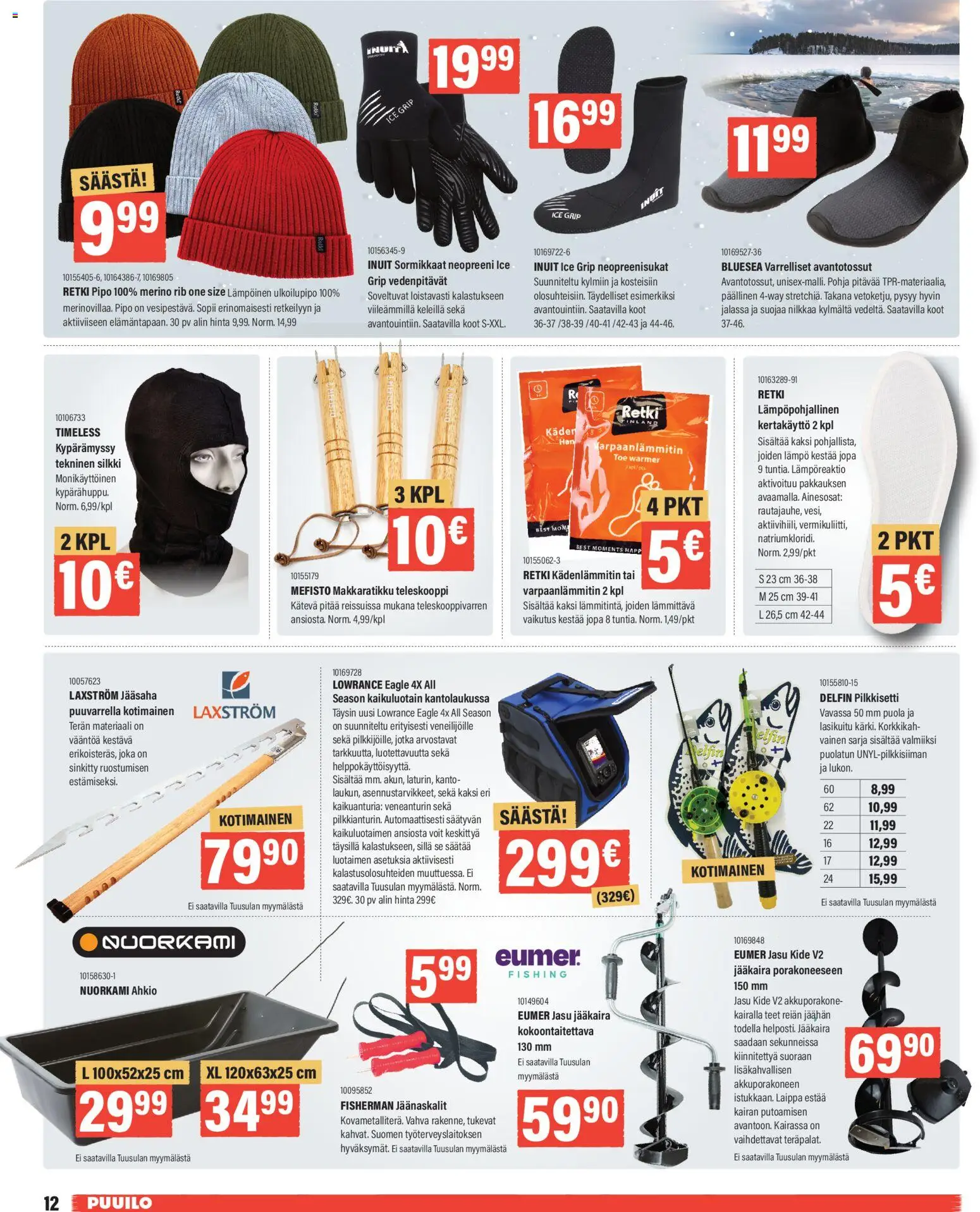 Puuilo tarjoukset – voimassa 26.01.2026 alkaen | Sivu: 12 | Tuotteet: Pipo