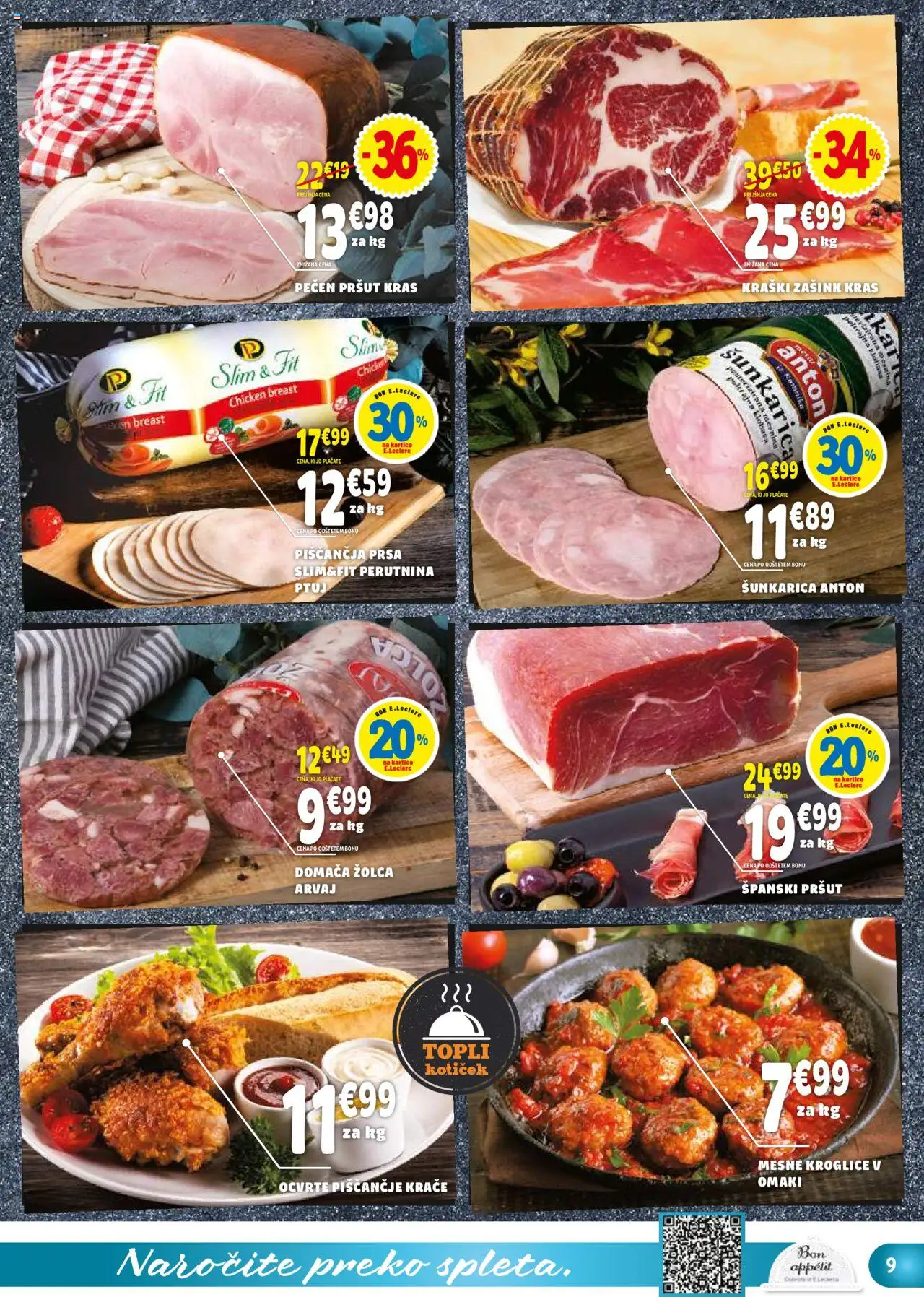 E.leclerc katalog │ velja od 20.08.2025 | Stran: 9 | Izdelki: Pršut