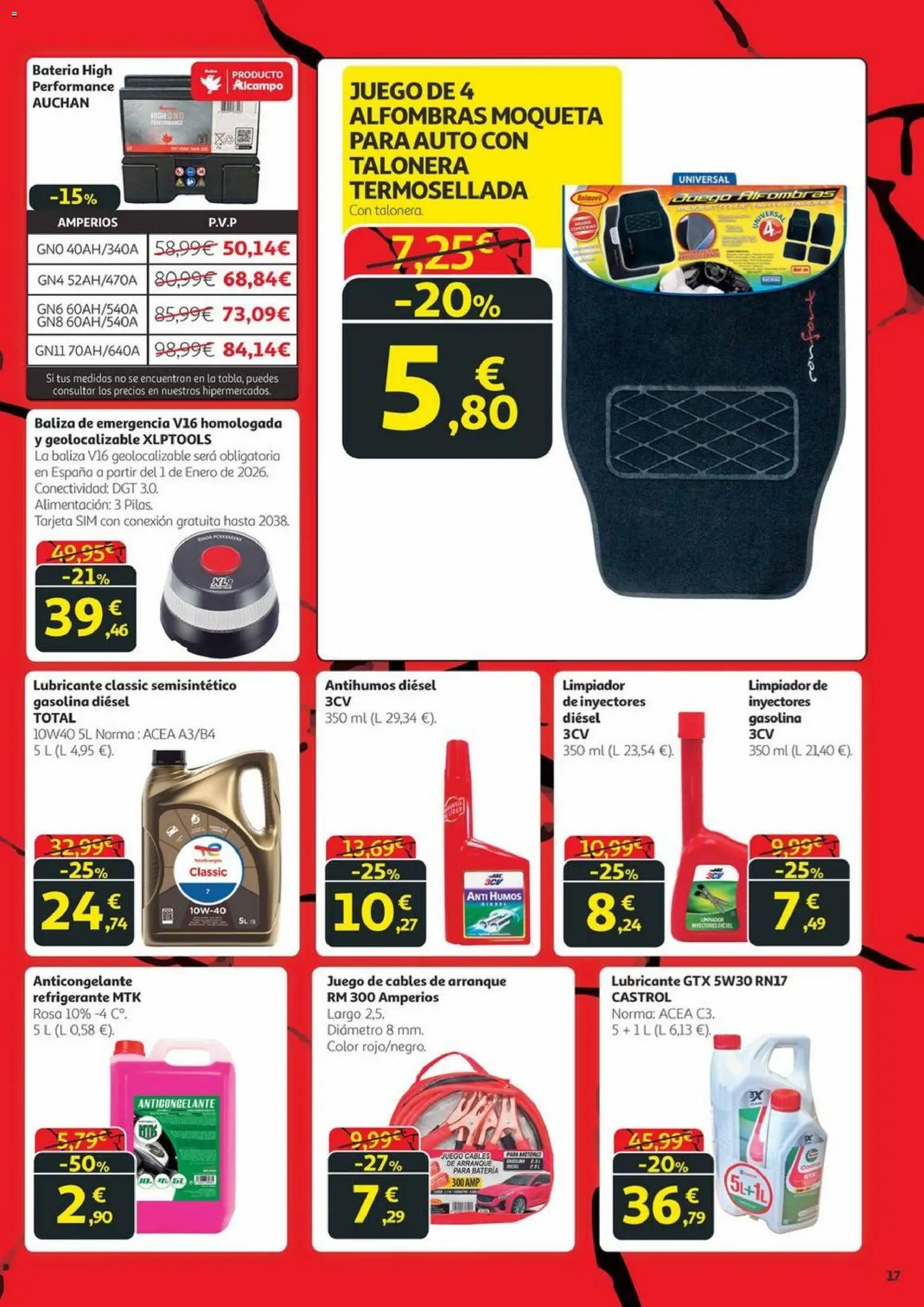Alcampo - Black Friday Canarias │ válido desde el 20.11.2025 | Página: 17 | Productos: Noodles αυγού, Batería