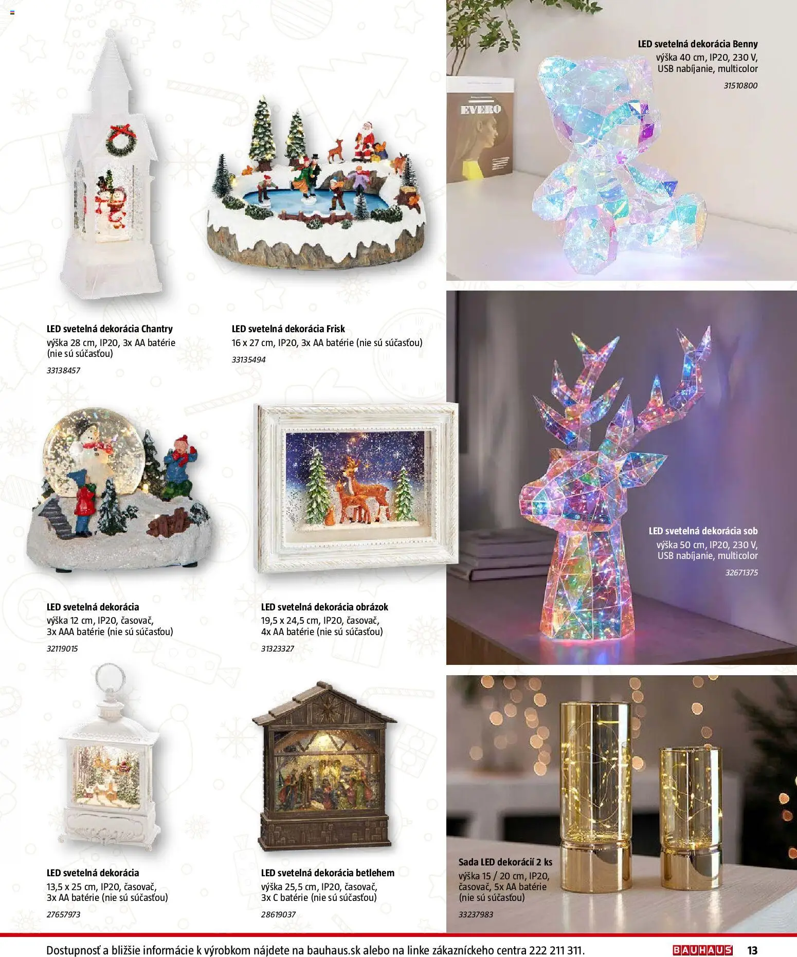 Nové Bauhaus akcie – leták je platný od 21.11.2025 | Strana: 13 | Produkty: Led, USB