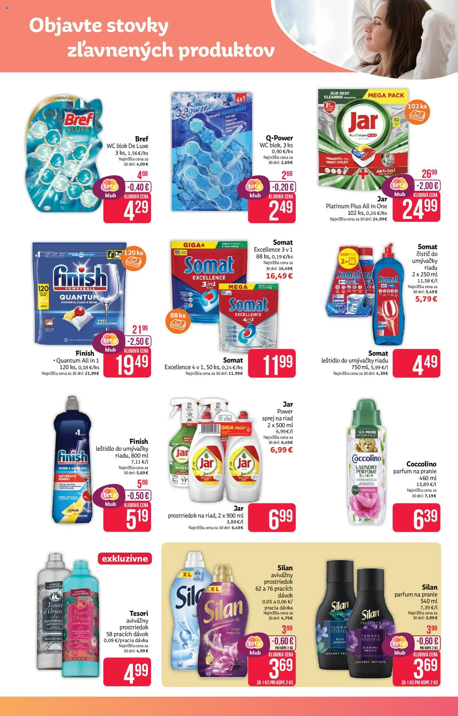 Nové Teta drogerie akcie – leták je platný od 02.03.2026 | Strana: 15 | Produkty: Wc, Wc blok, Coccolino, Jar