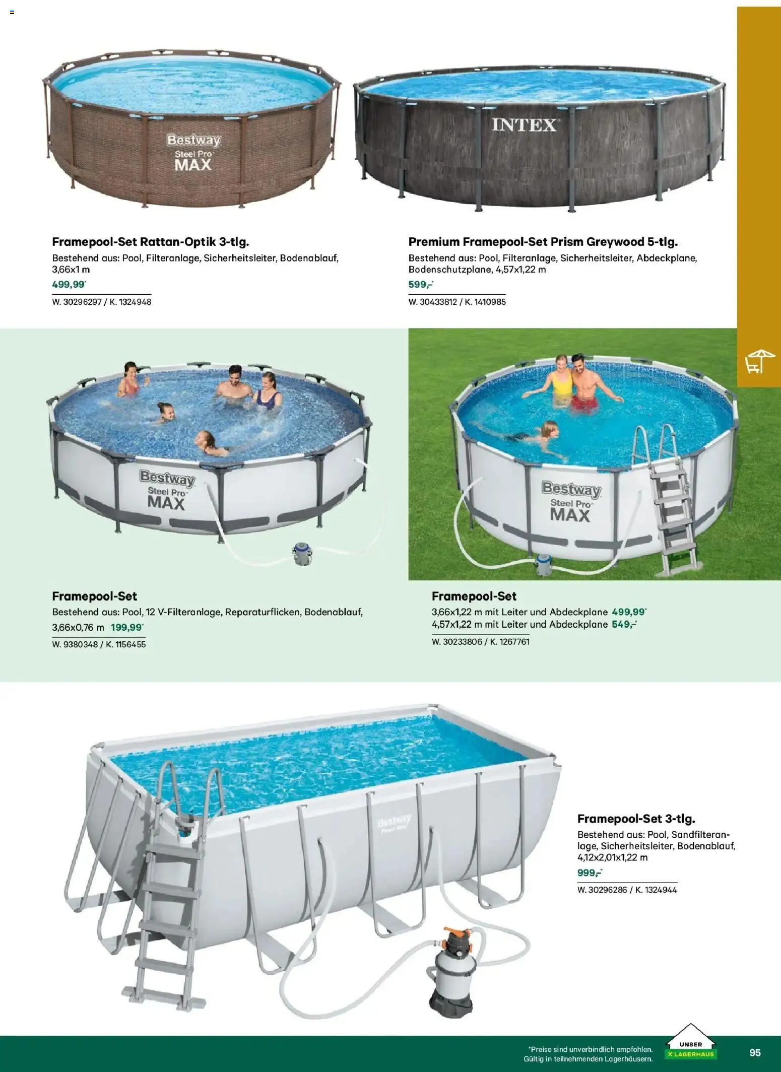 Lagerhaus Garten & Freizeit Katalog 2026 - Schweiggers, Bad Aussee  gültig ab 01.03.2026 | Seite: 95