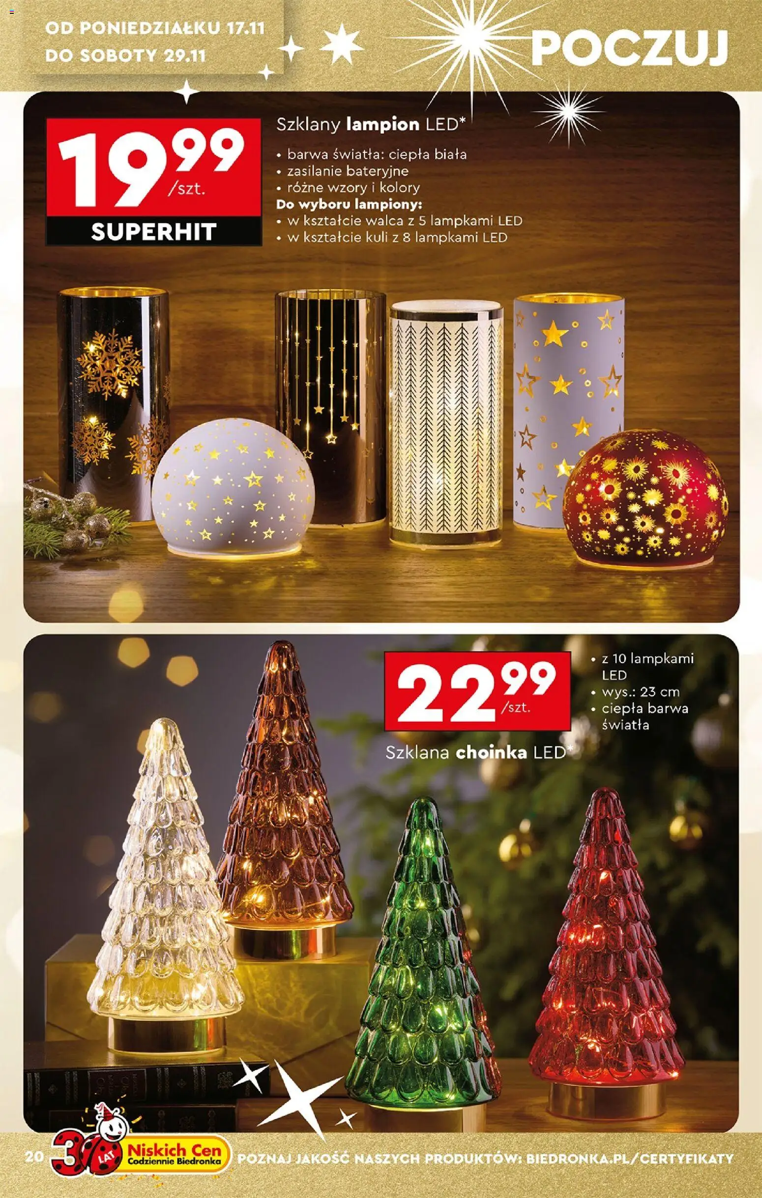 Biedronka Black Friday od 15.11.2025 | Strona: 22 | Produkty: Choinka
