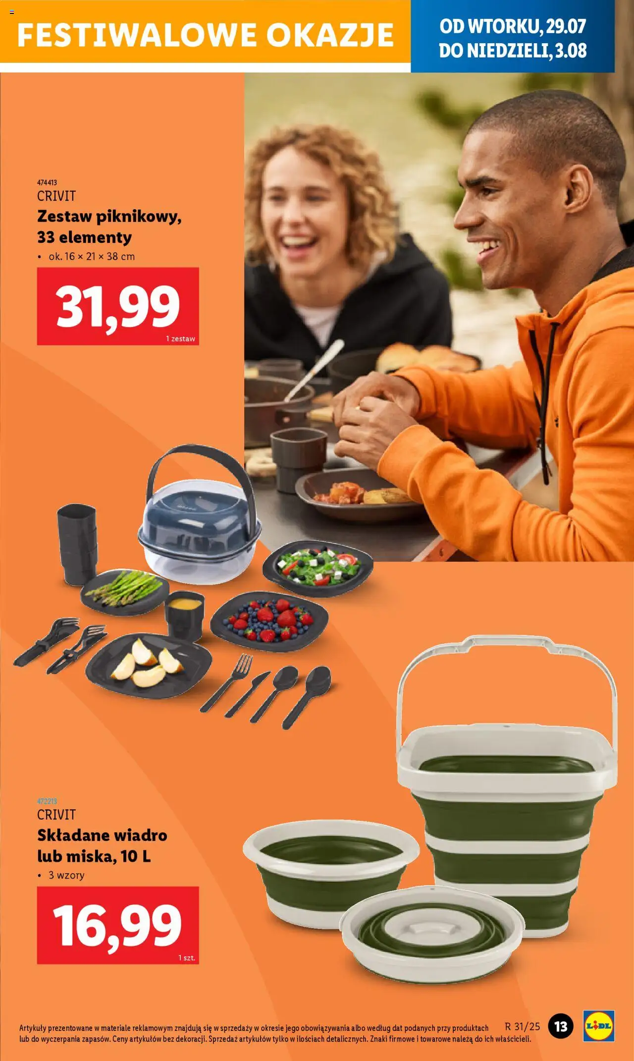 Lidl Festiwalowe okazje od 29.07.2025 | Strona: 13