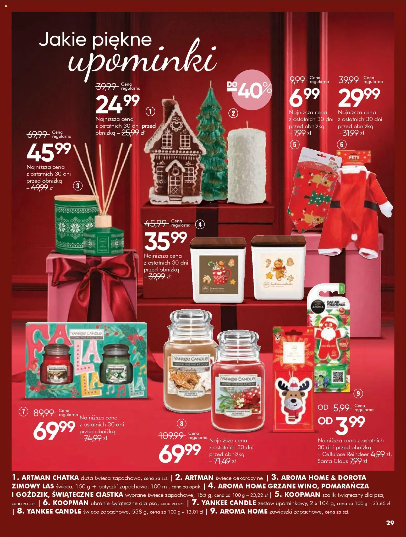 Super-pharm Gazetka - Jakie Piękne Święta od 01.12.2025 | Strona: 29 | Produkty: Szalik, Ciastka, Świece