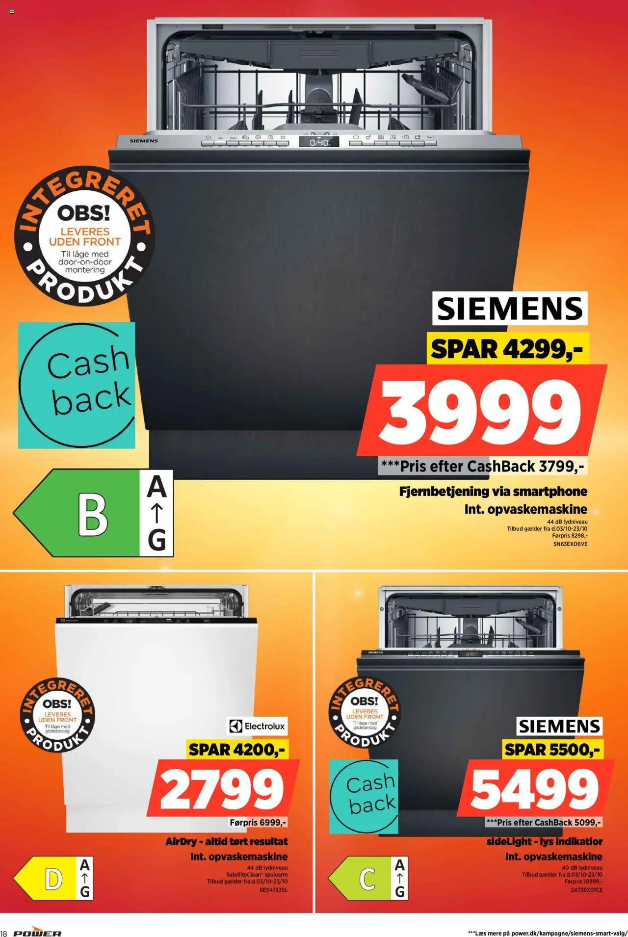 Power tilbudsavis – gyldig fra 17.10.2025 | Side: 18 | Produkter: Smartphone, Opvaskemaskine
