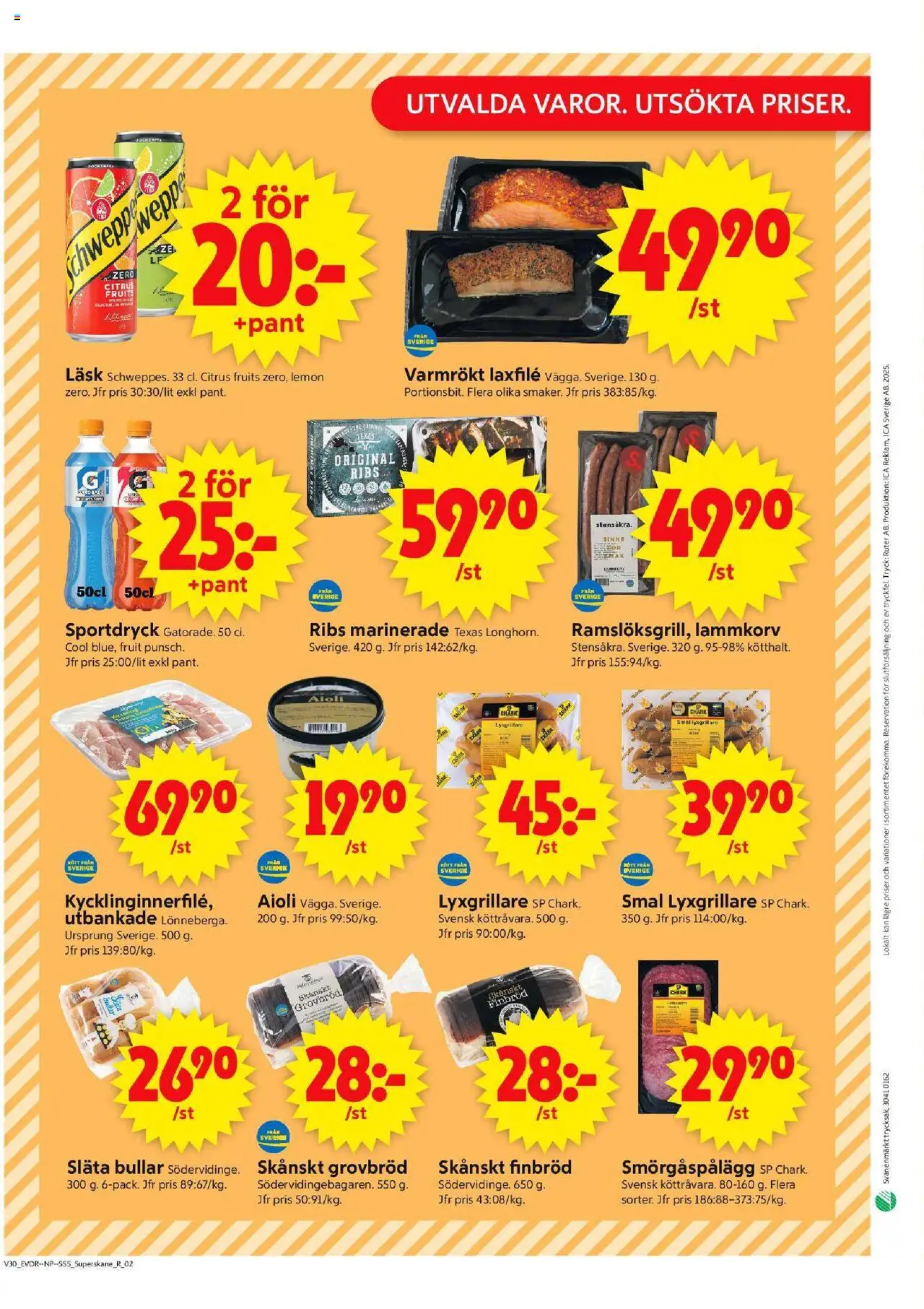 ICA Supermarket reklamblad aktuell från 21.07.2025 | Sida: 10 | Produkter: Smörgåspålägg, Aioli