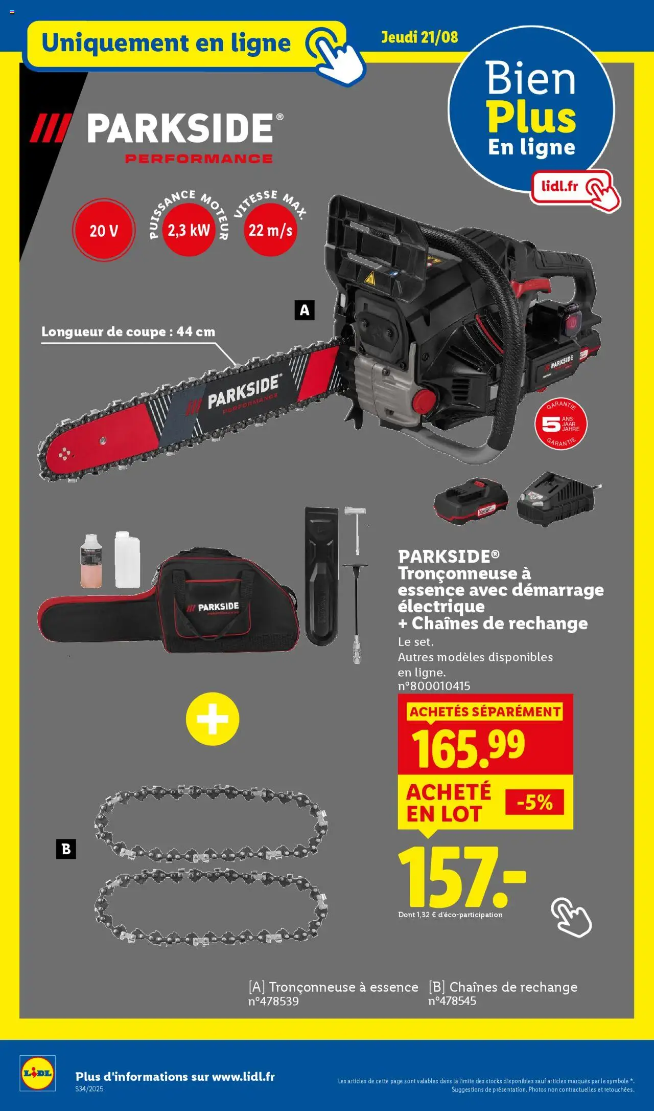  | Page: 22 | Produits: Tronçonneuse