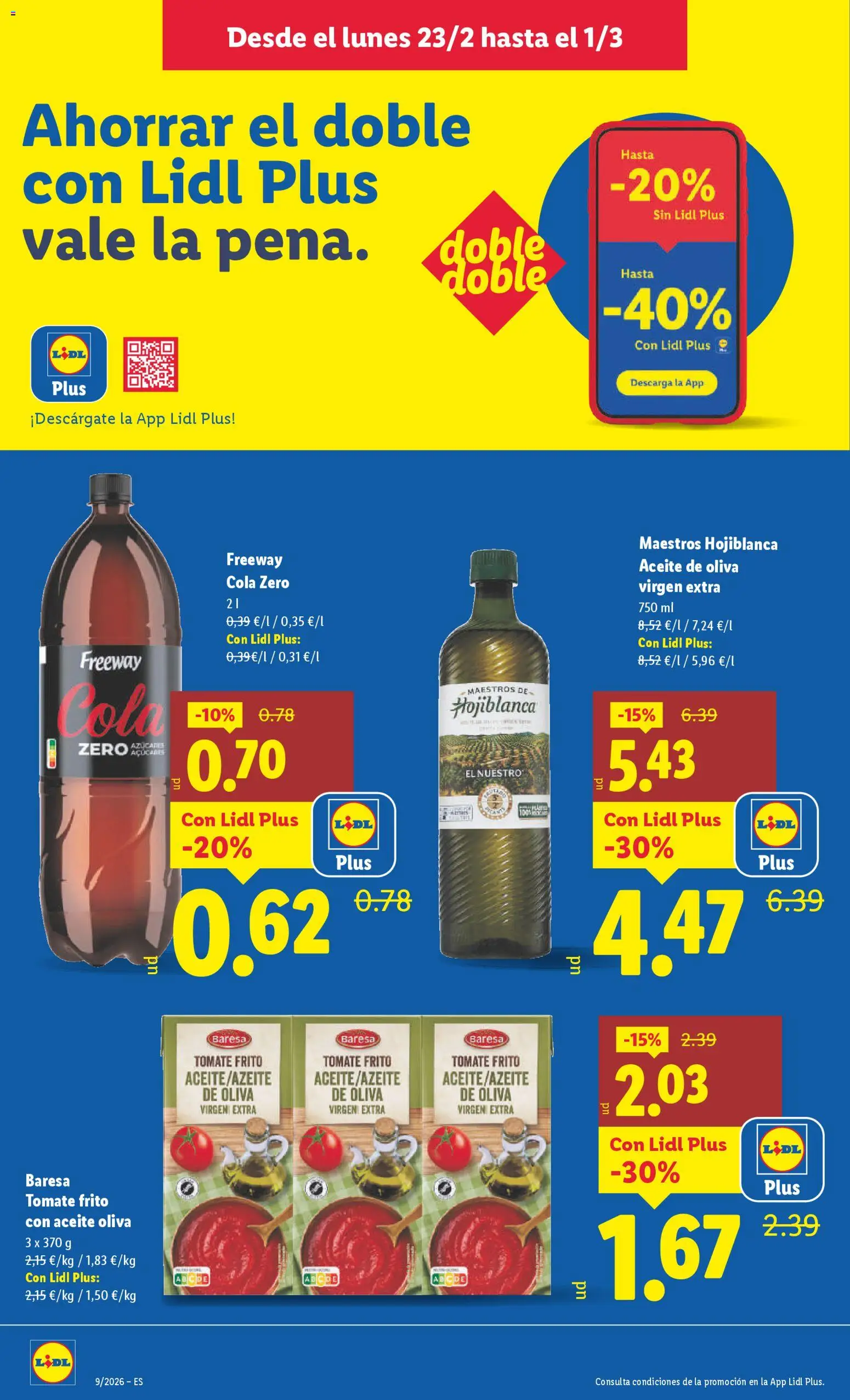Lidl folleto │ válido desde el 23.02.2026 | Página: 8 | Productos: Aceite, Aceite de oliva, Aceite de oliva virgen extra