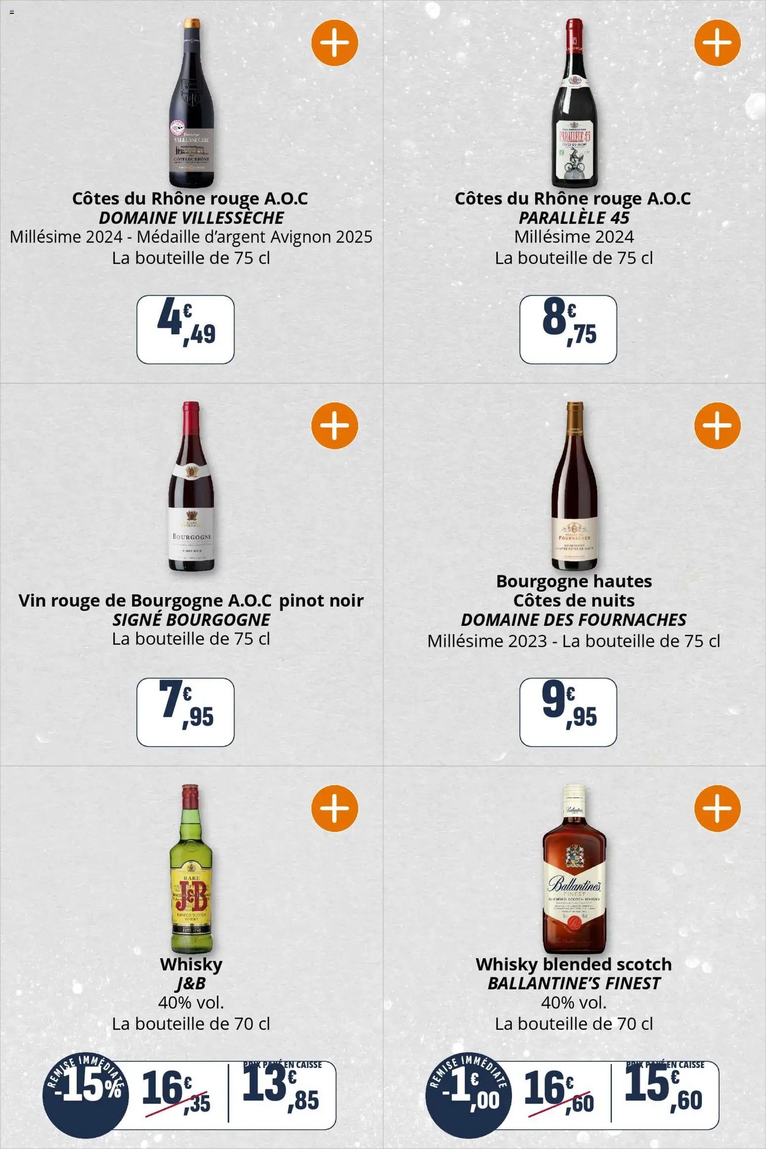 {H1} | Page: 32 | Produits: Whisky, Pois, Vin