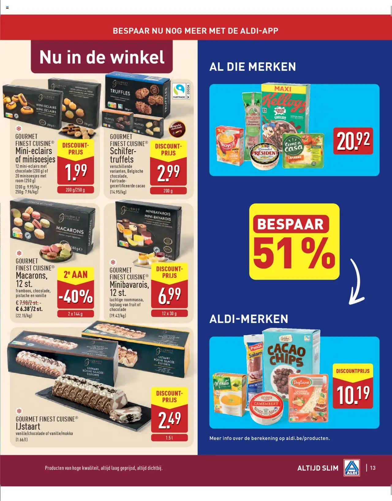 {H1} | Pagina: 13 | Producten: Chips, La, Crème, Chocolade