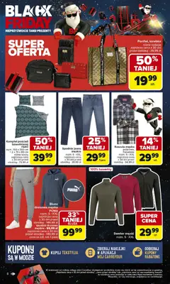 Pogląd oferty "Carrefour Black Friday" - ważna od 03.11.2025 | Strona: 8 | Produkty: Koszula, Spodnie, Torebka, Naklejki