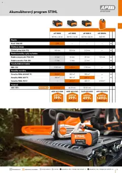 Nové STIHL akcie – leták je platný od 01.04.2025 | Strana: 13 | Produkty: Kosačka, Píla, Kosačky, Akumulátor