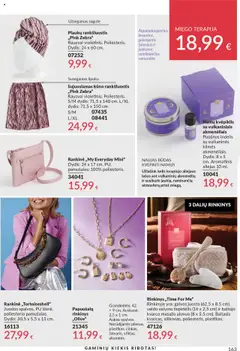 AVON akcijos nuo 01.09.2025 | Puslapis: 163 | Prekių: Rankšluostis, Šepetėlis, Aliejus, Rankinė