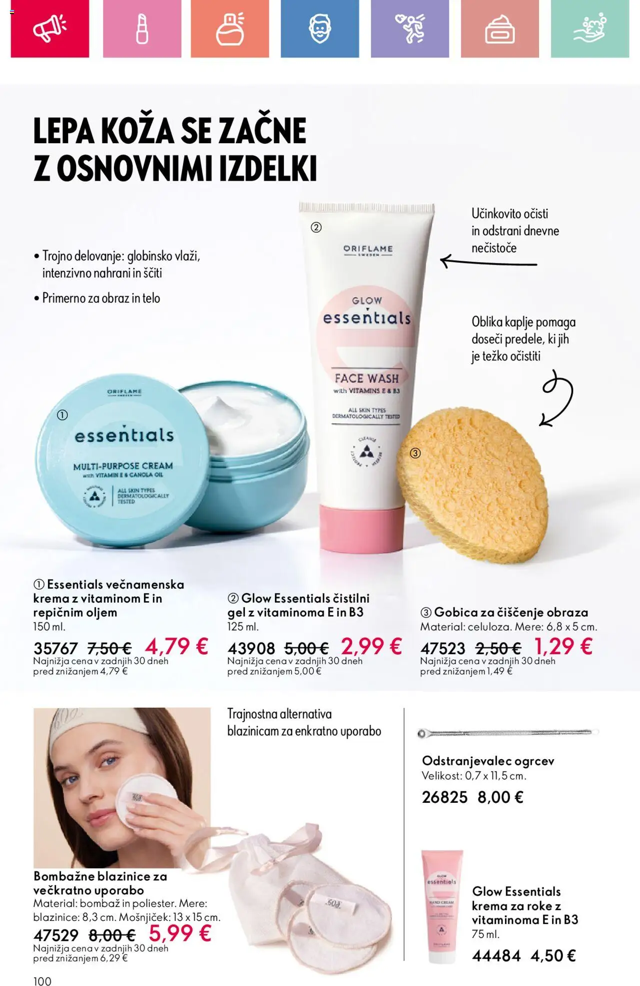 Oriflame katalog 11 │ velja od 03.08.2025 | Stran: 100 | Izdelki: Gobica, Krema, Krema za roke