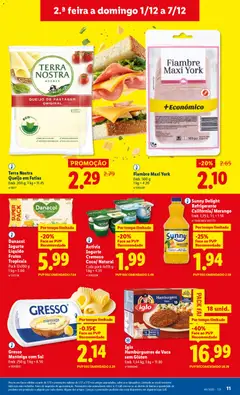 Pré-visualização Danacol Iogurte Líquido Frutos Tropicais, Pack 12x100 g válido de 01.12.2025 | Página: 11 | Produtos: Refrigerante, Sal, Manteiga, Queijo