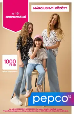 Pepco akciós újság - amely érvényes a következő dátumtól: 05.03.2026