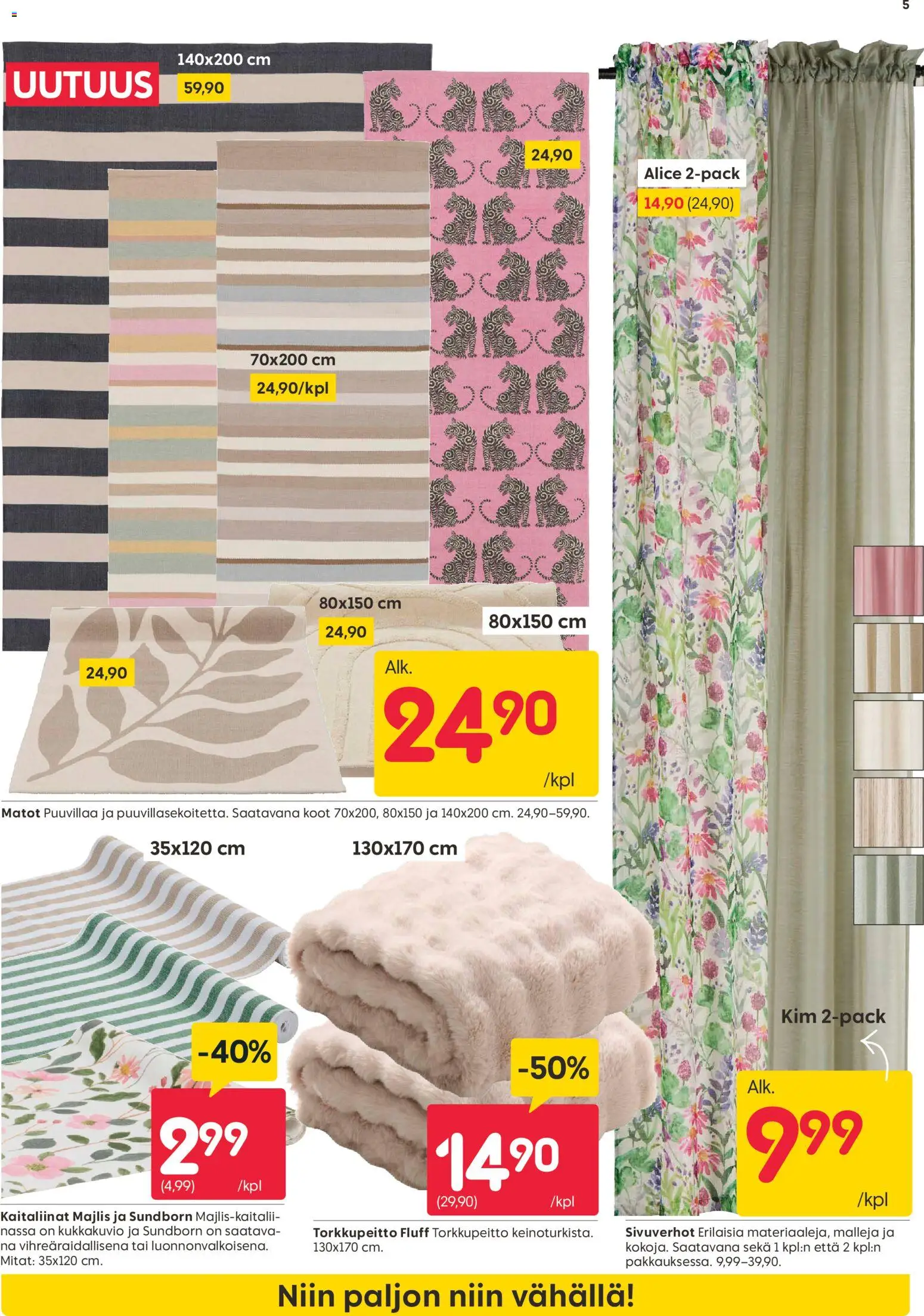 Rusta tarjoukset – voimassa 09.02.2026 alkaen | Sivu: 5