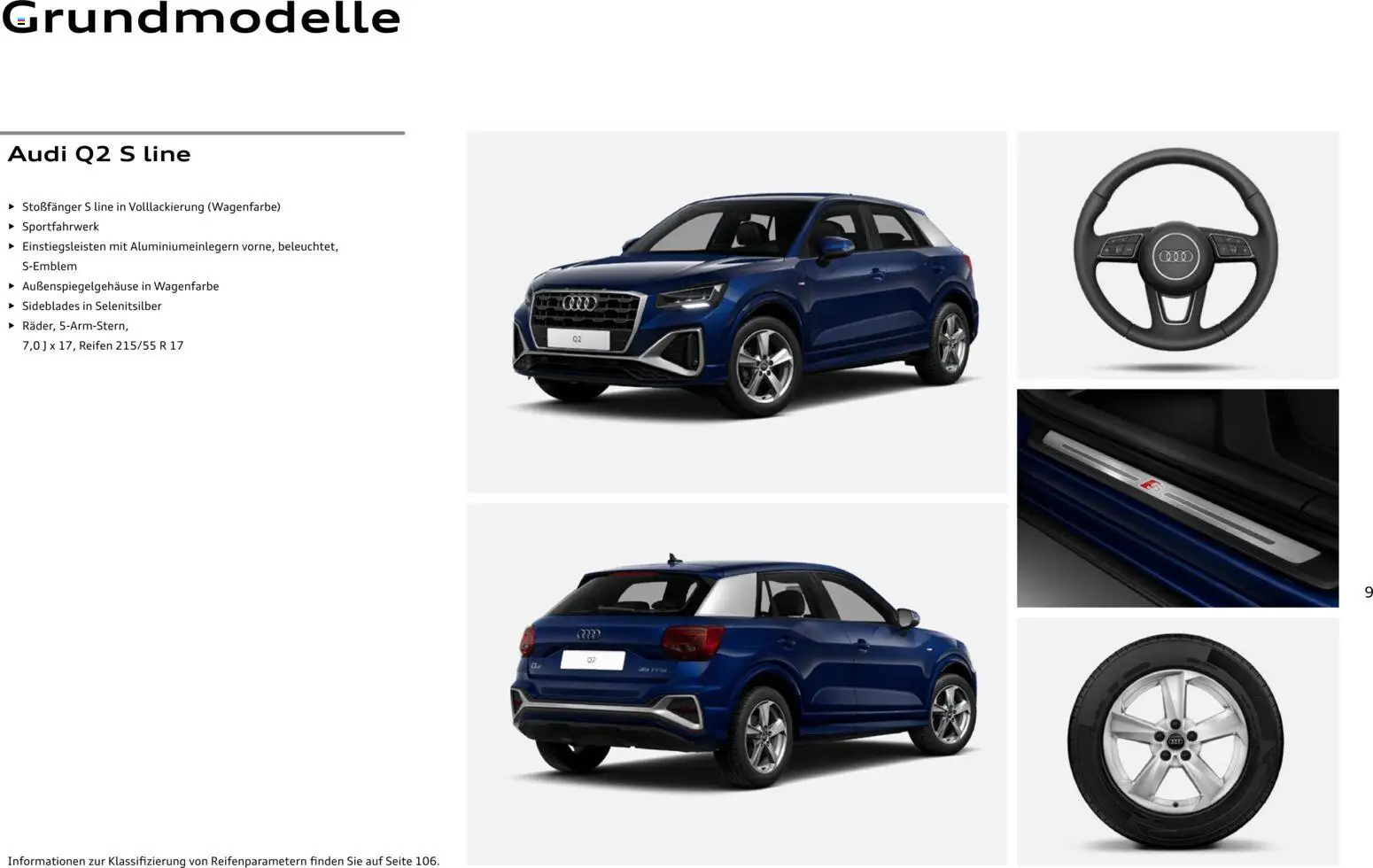 Audi Q2 / SQ2 – gültig ab 05.06.2025 | Seite: 9