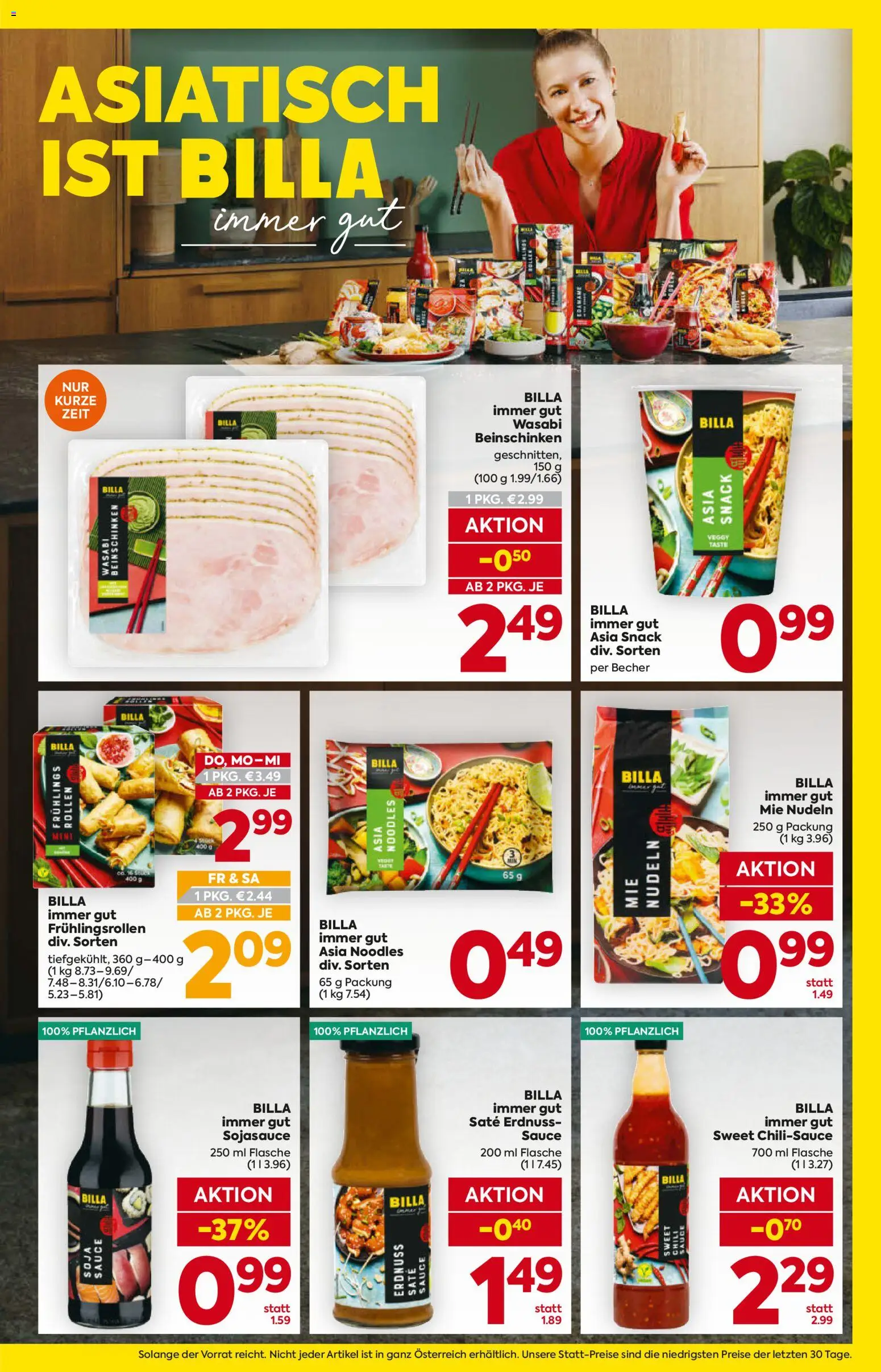 Billa AT akciós ujság - amely érvényes a következő dátumtól: 19.02.2026 | Oldal: 3 | Termékek: Wasabi