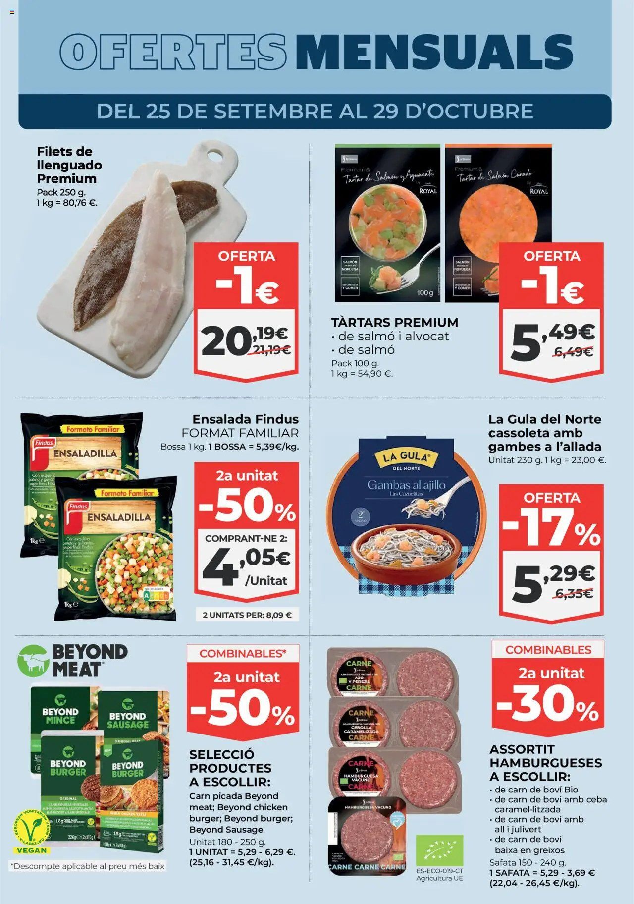 La Sirena - Andorra │ válido desde el 09.10.2025 | Página: 6 | Productos: Ensaladilla, Ensalada, Παγωμένο τσάι, Σοκολατούχο γάλα