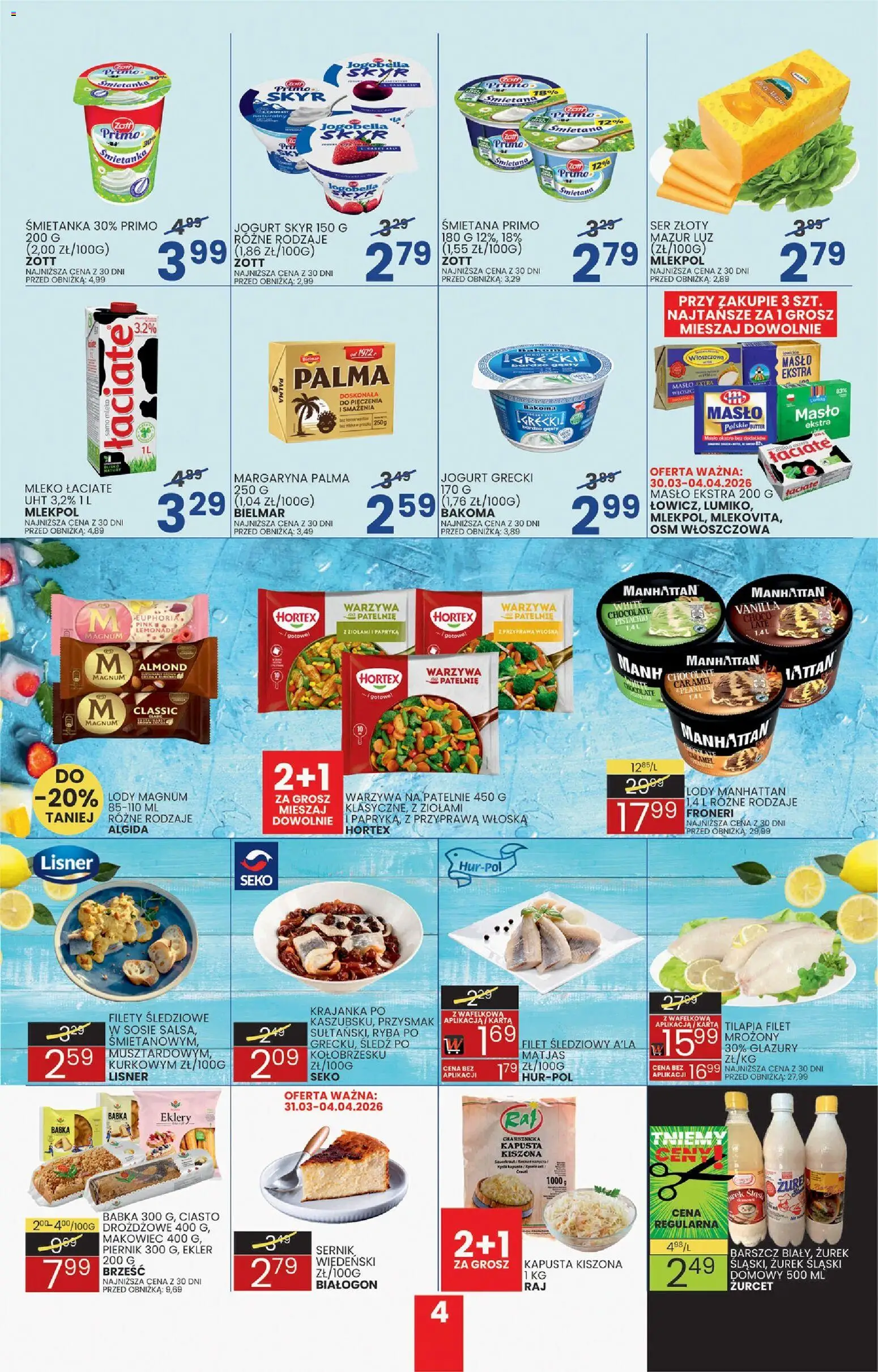 Wafelek gazetka od 23.03.2026 | Strona: 4 | Produkty: Papryka, Patelnie, Warzywa, Skyr