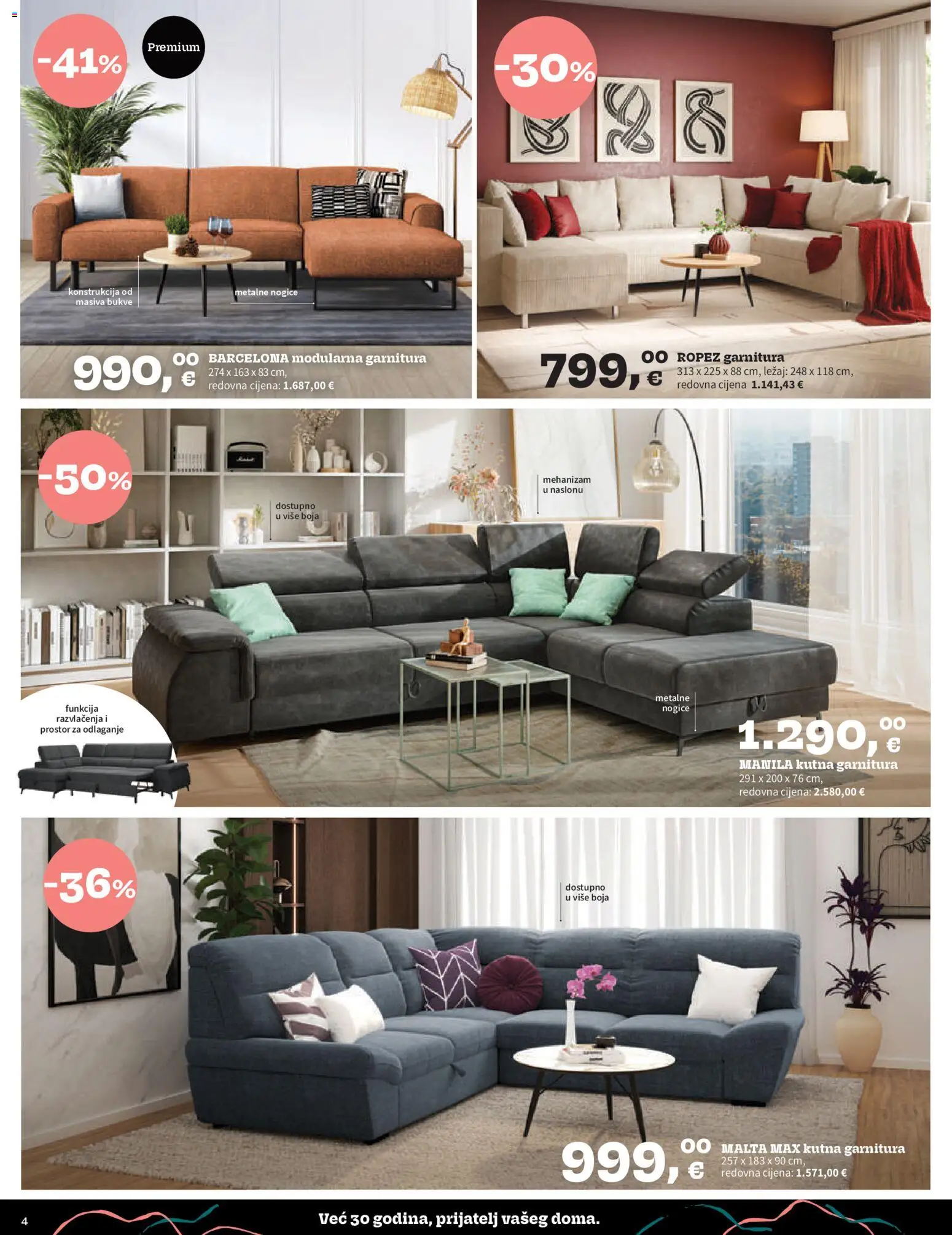 Prima katalog | vrijedi od 01.11.2025 | Stranica: 4 | Proizvodi: Kutna garnitura