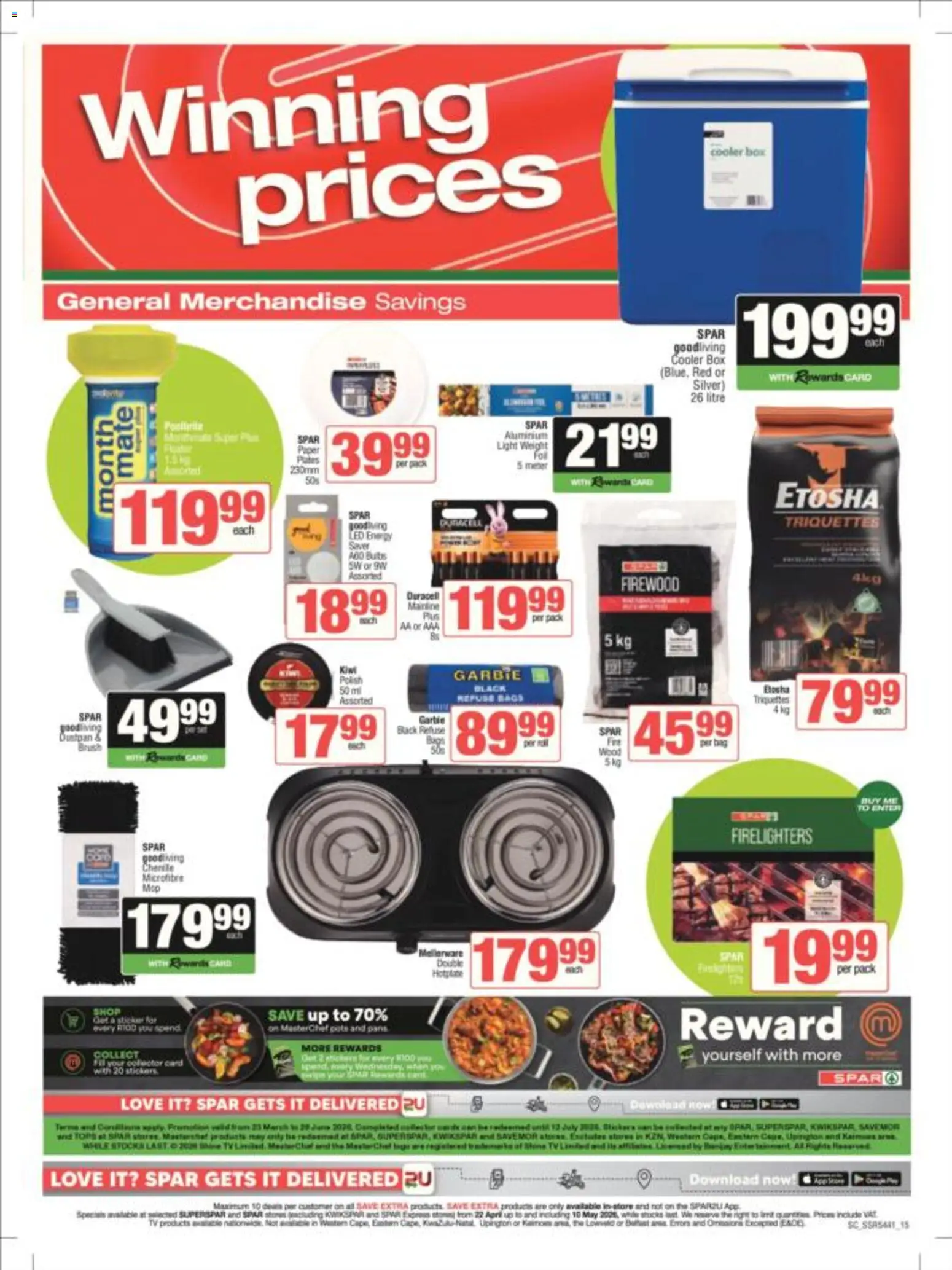 New Spar catalogue – valid from 22.04.2026 | Page: 15 | Products: Bag, Box, Pots, Brush