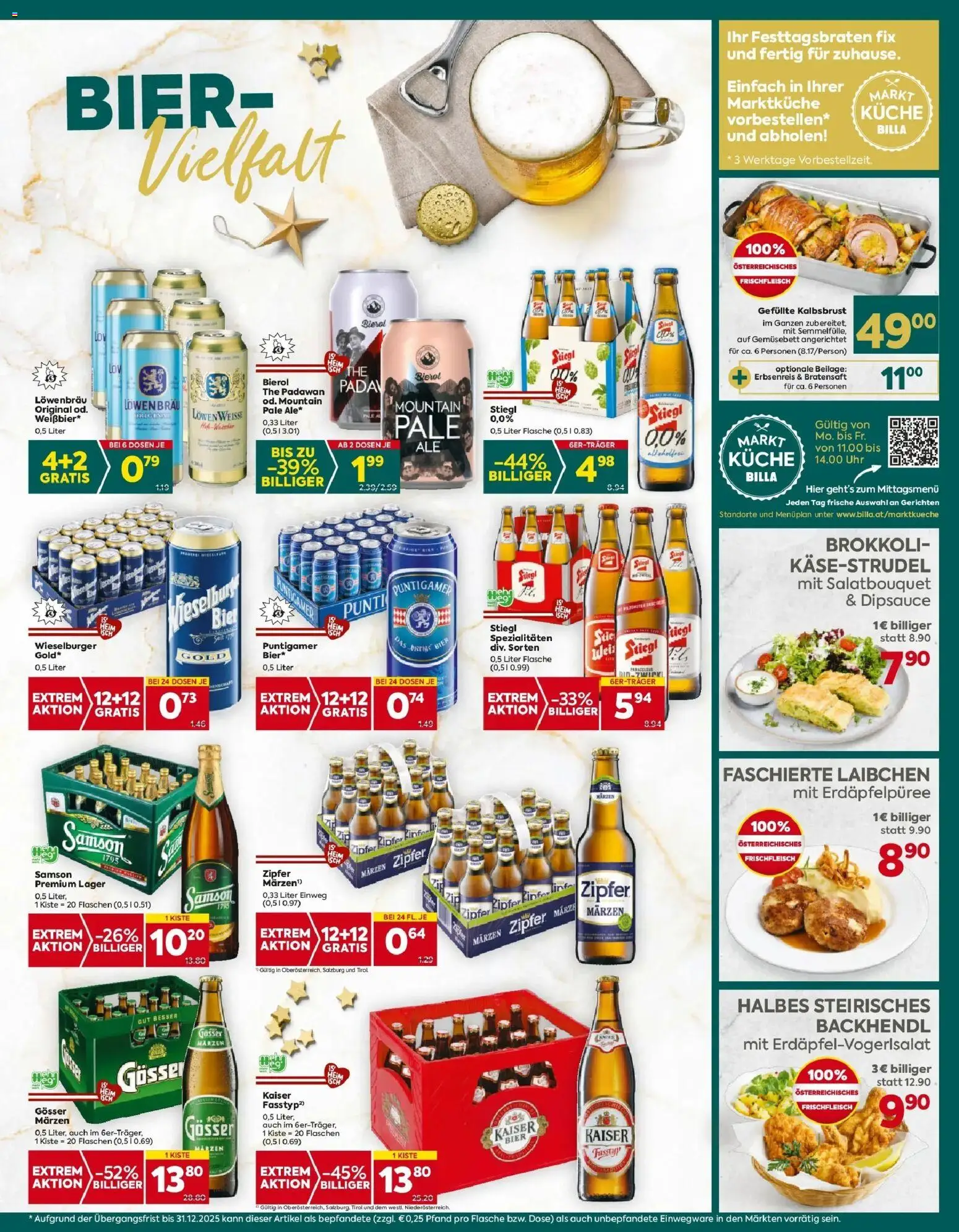 Billa Plus Flugblatt - Tirol gültig ab 11.12.2025 | Seite: 13 | Produkte: Uhr, Bier