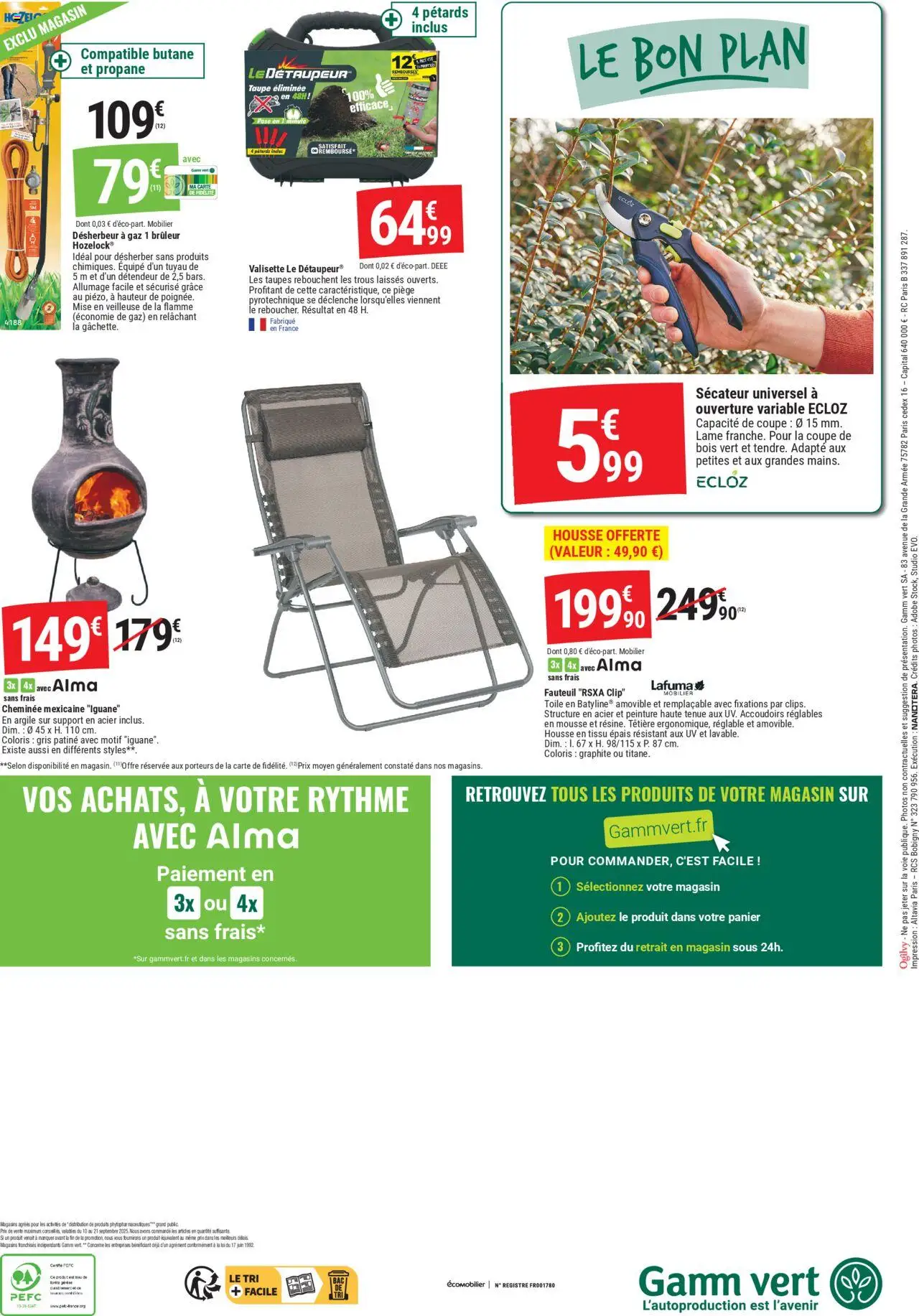 | Page: 8 | Produits: Mousse, Argile, Tuyau, Fauteuil
