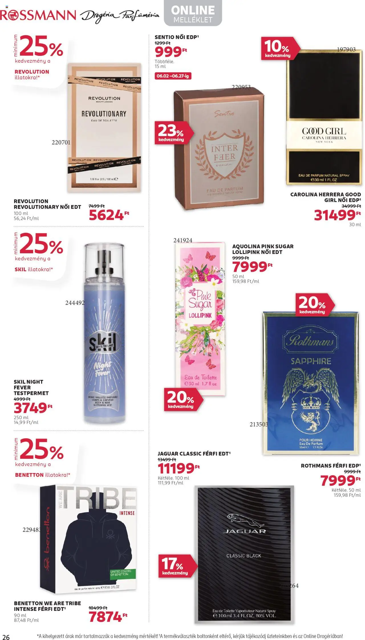 Rossmann akciós ujság - amely érvényes a következő dátumtól: 02.06.2025 | Oldal: 28 | Termékek: Testpermet, Body, Parfüm