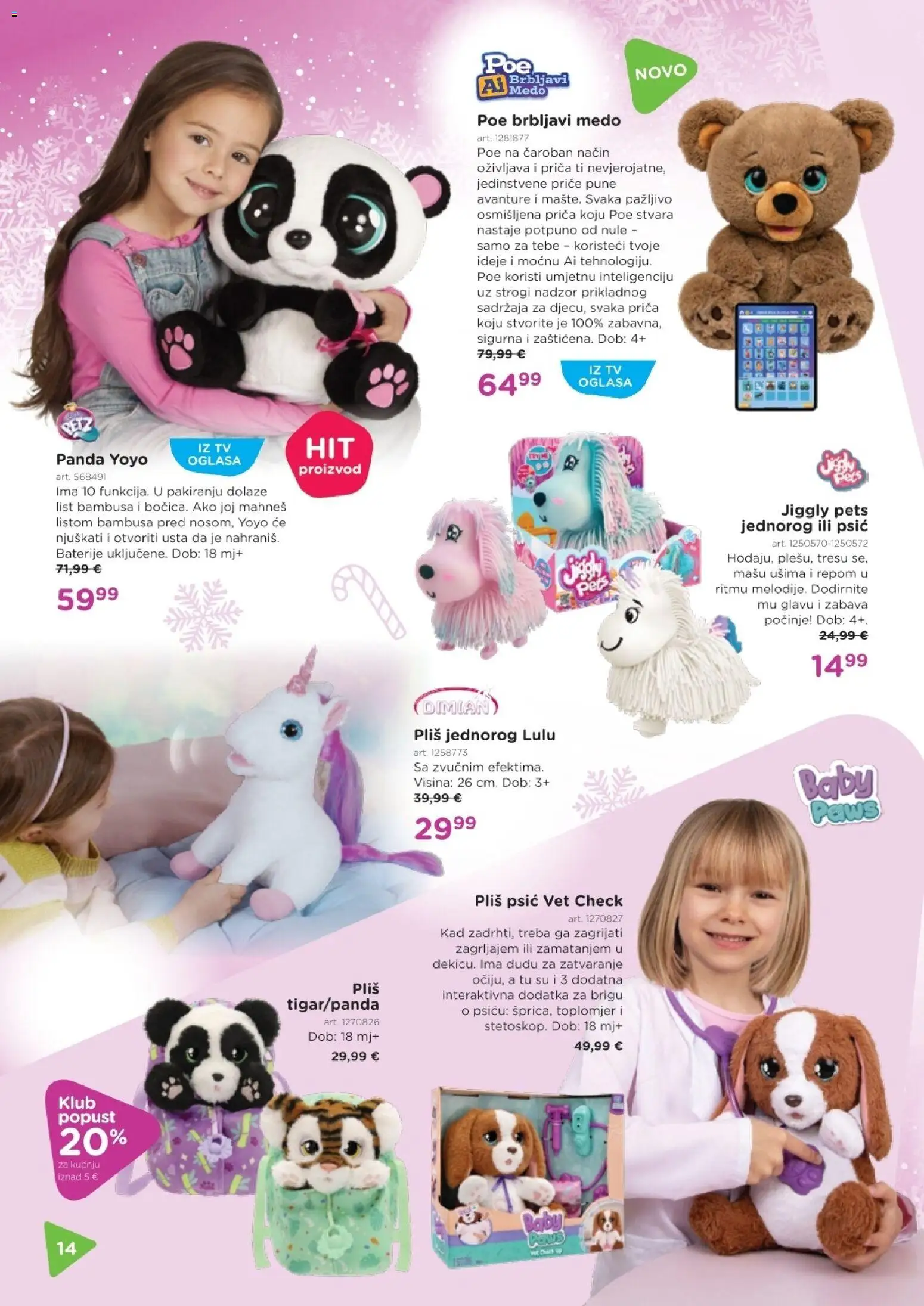 Baby Center katalog | vrijedi od 01.11.2025 | Stranica: 14 | Proizvodi: Baterije, Tv